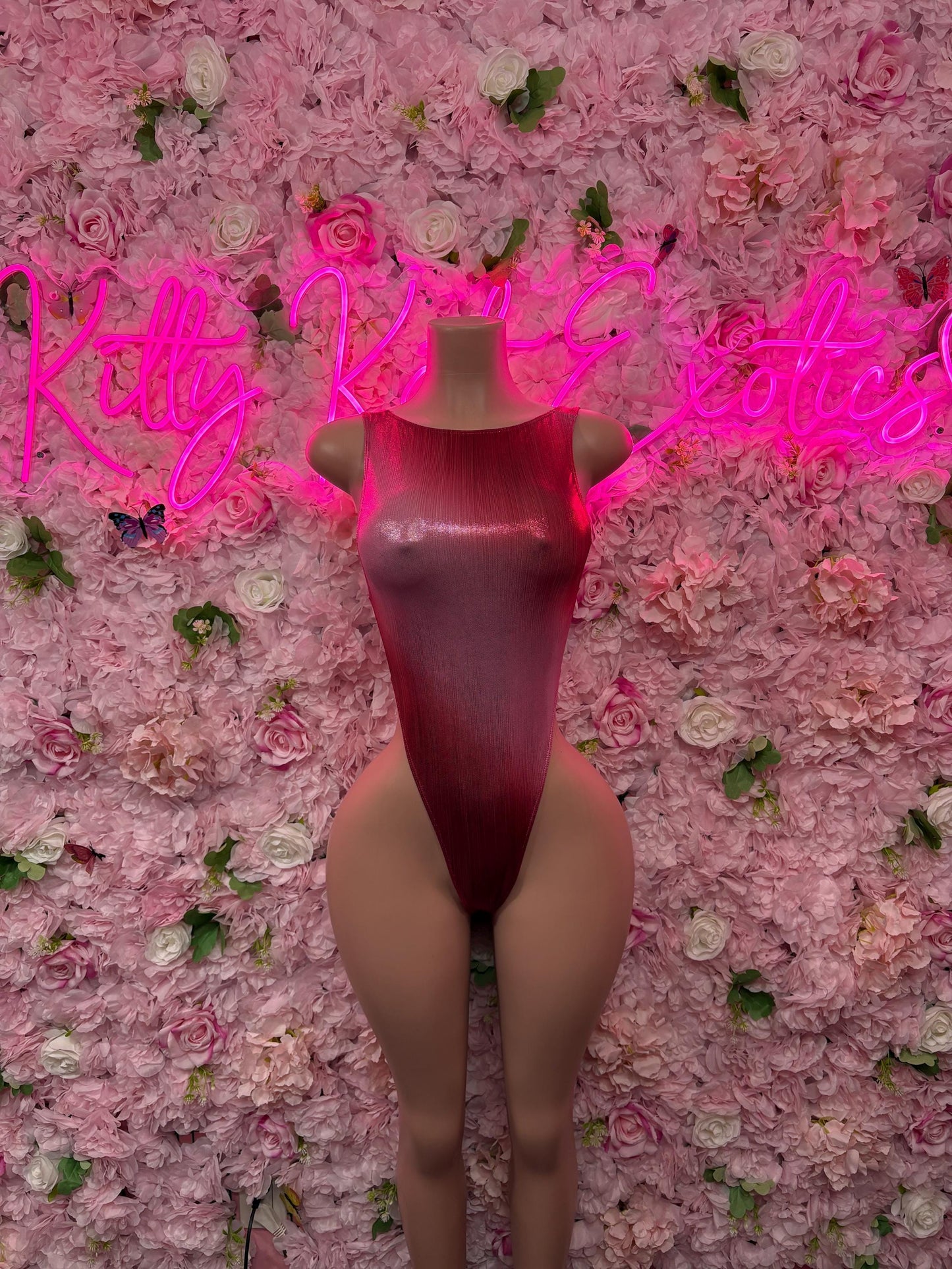 Festival Outfit One Piece Pink -  Exotic Dancewear  Elegant and Sexy Evening Dress for Performers, Events, or Special Occasions