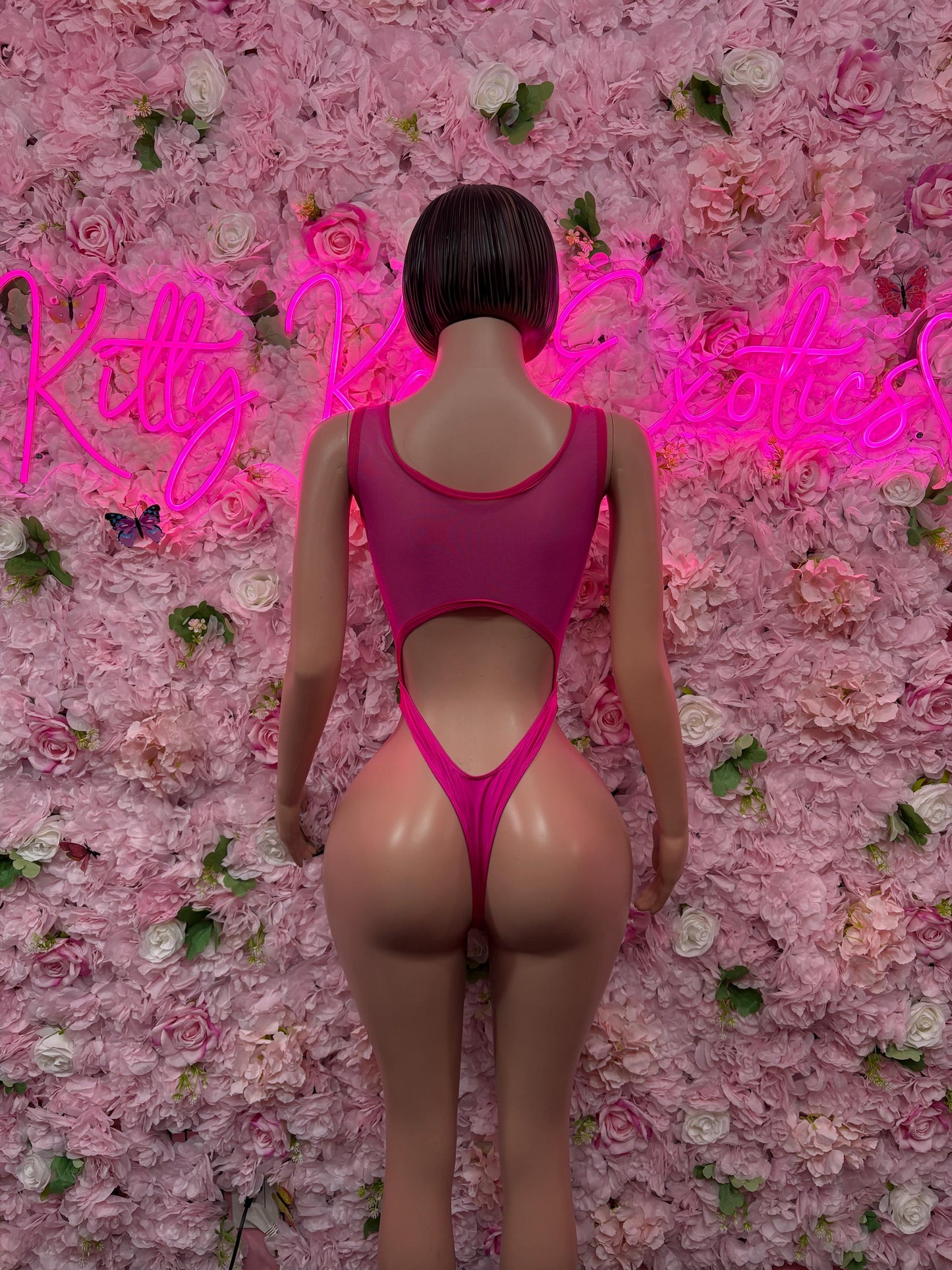 Festival Outfit One Piece Pink -  Exotic Dancewear  Elegant and Sexy Evening Dress for Performers, Events, or Special Occasions