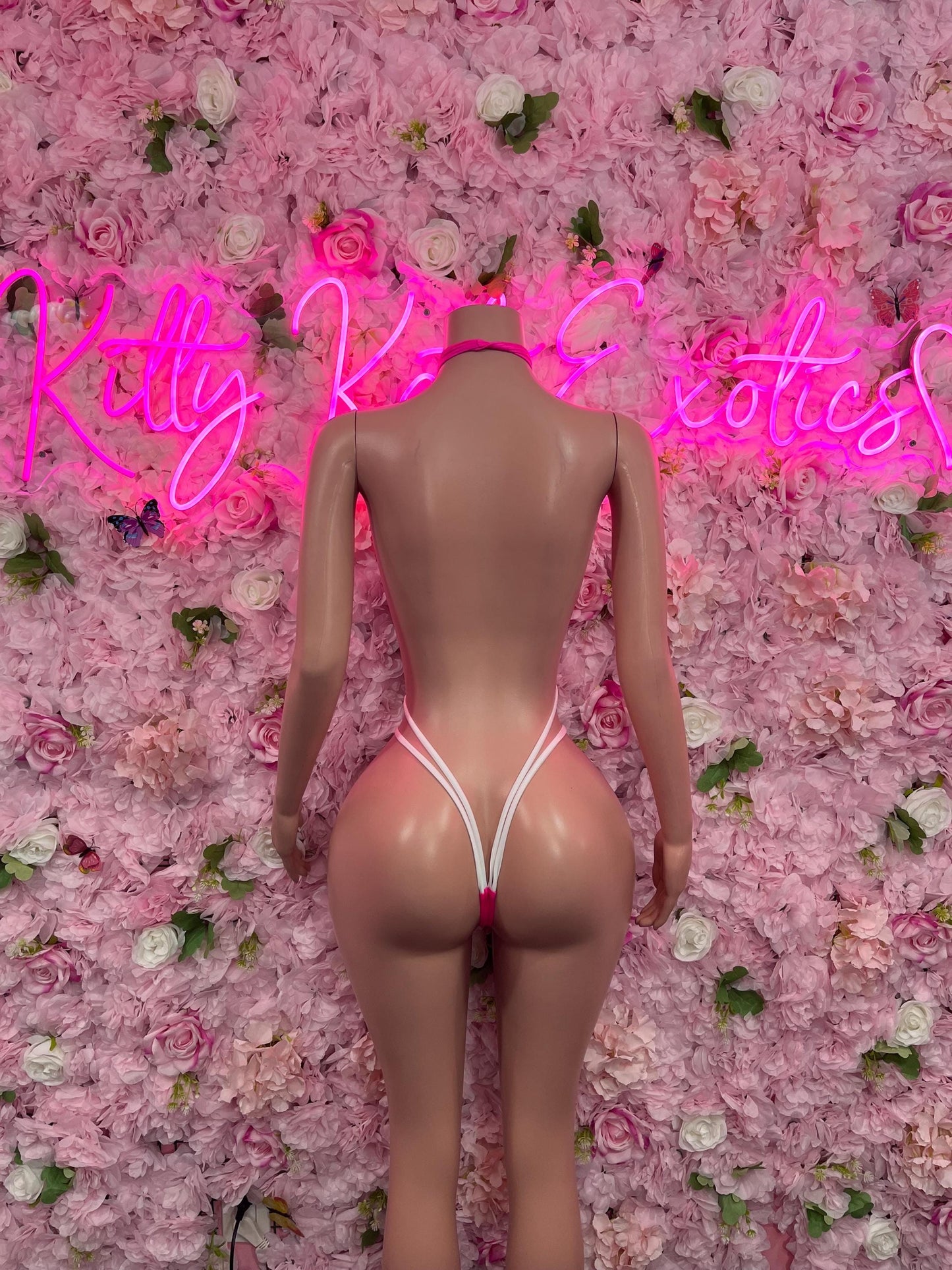 Exotic Dancewear One Piece Bodysuit Pink   Sexy Clubwear & Dancewear for Raves, Parties, or Festivals | Bold and Eye-Catching Outfit