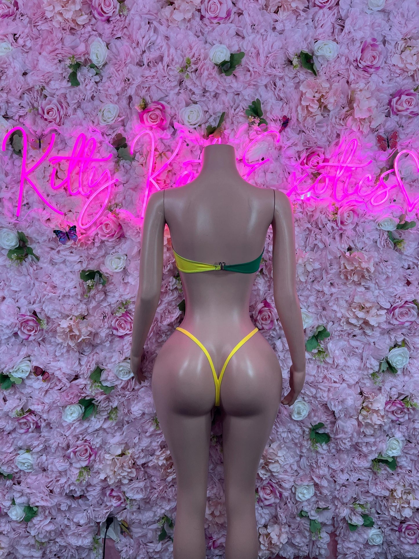 Brazil Flag Two-Piece Bikini Set | Brazilian Pride Swimwear | Bold Beachwear for Summer | Samba-Inspired Brazil Swim Set | Festival & Pool P