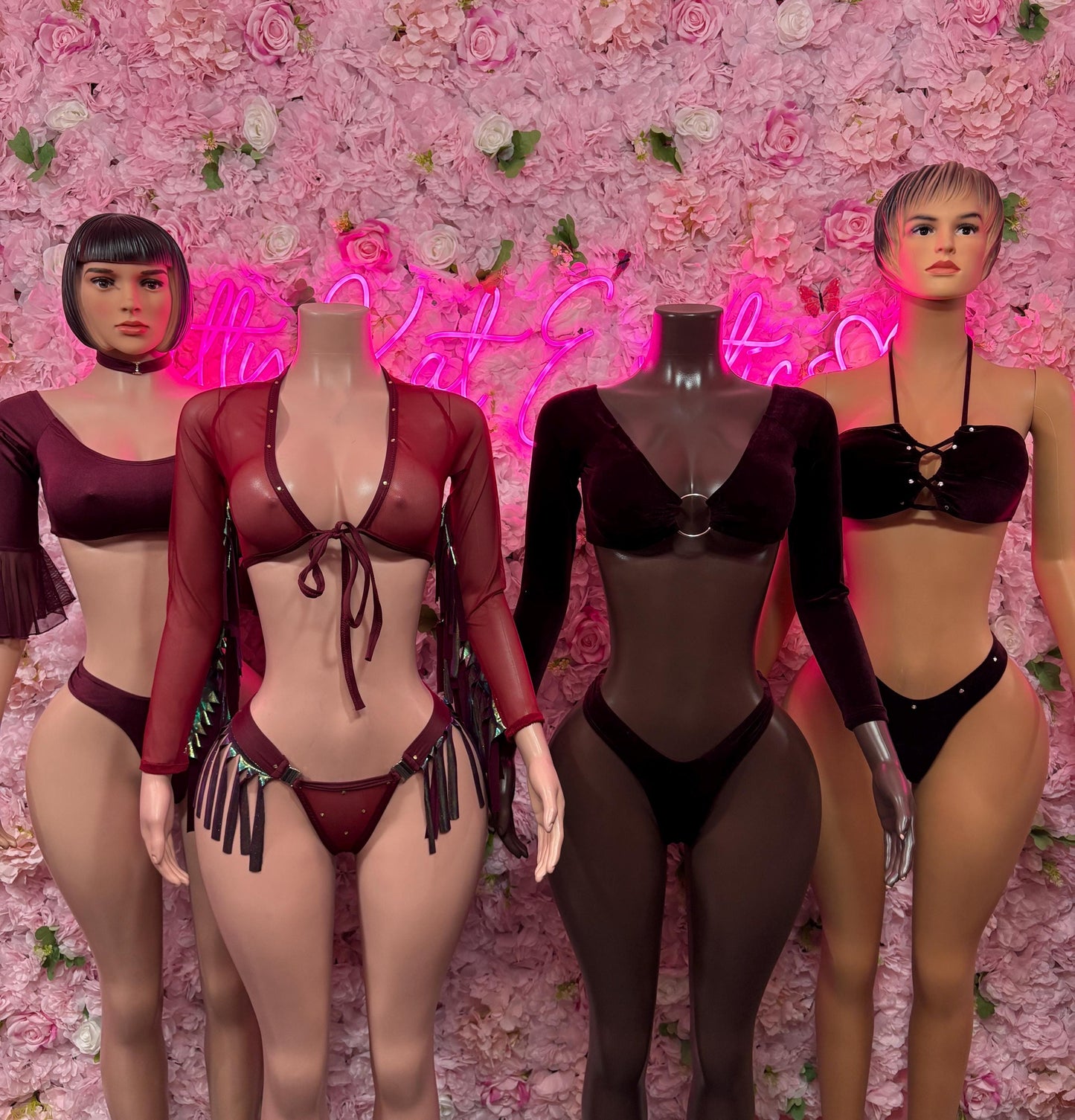 Festival Two Piece Burgundy -  Exotic Dancewear  Elegant and Sexy Evening Dress for Performers, Events, or Special Occasions