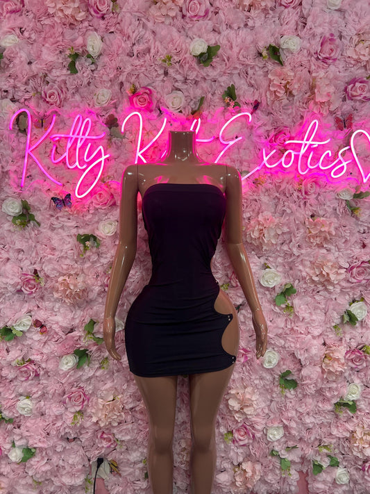 Dress Black  Sexy Party Outfit, Clubwear, or Night Out Fashion | Shiny and Bold Statement Look Womens Clothing