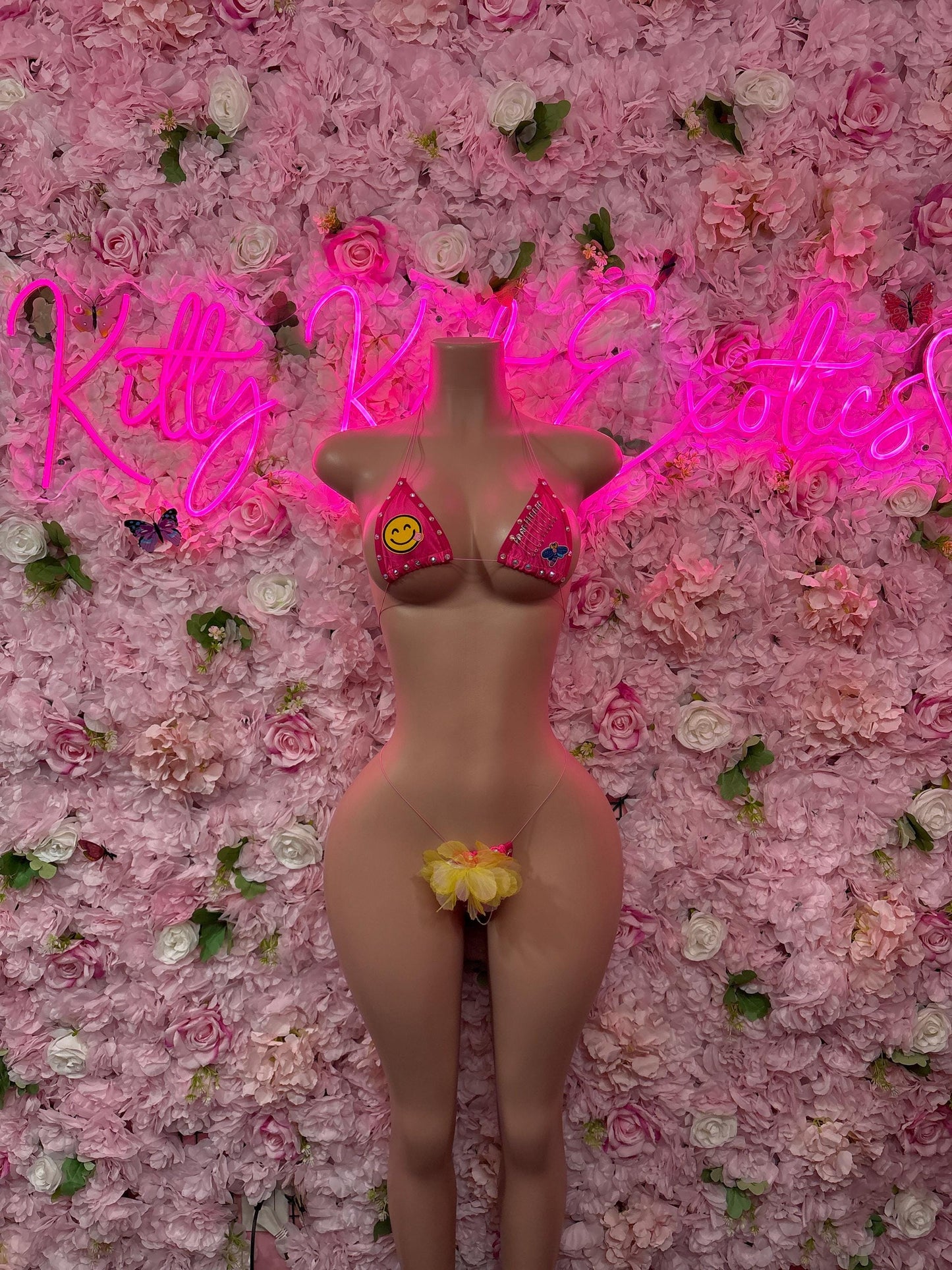 Rave Outfit Two-Piece Custom Bikini  Cute Swimsuit Set for Beach, Pool, or Vacation | Exotic Dancewear Festival wear