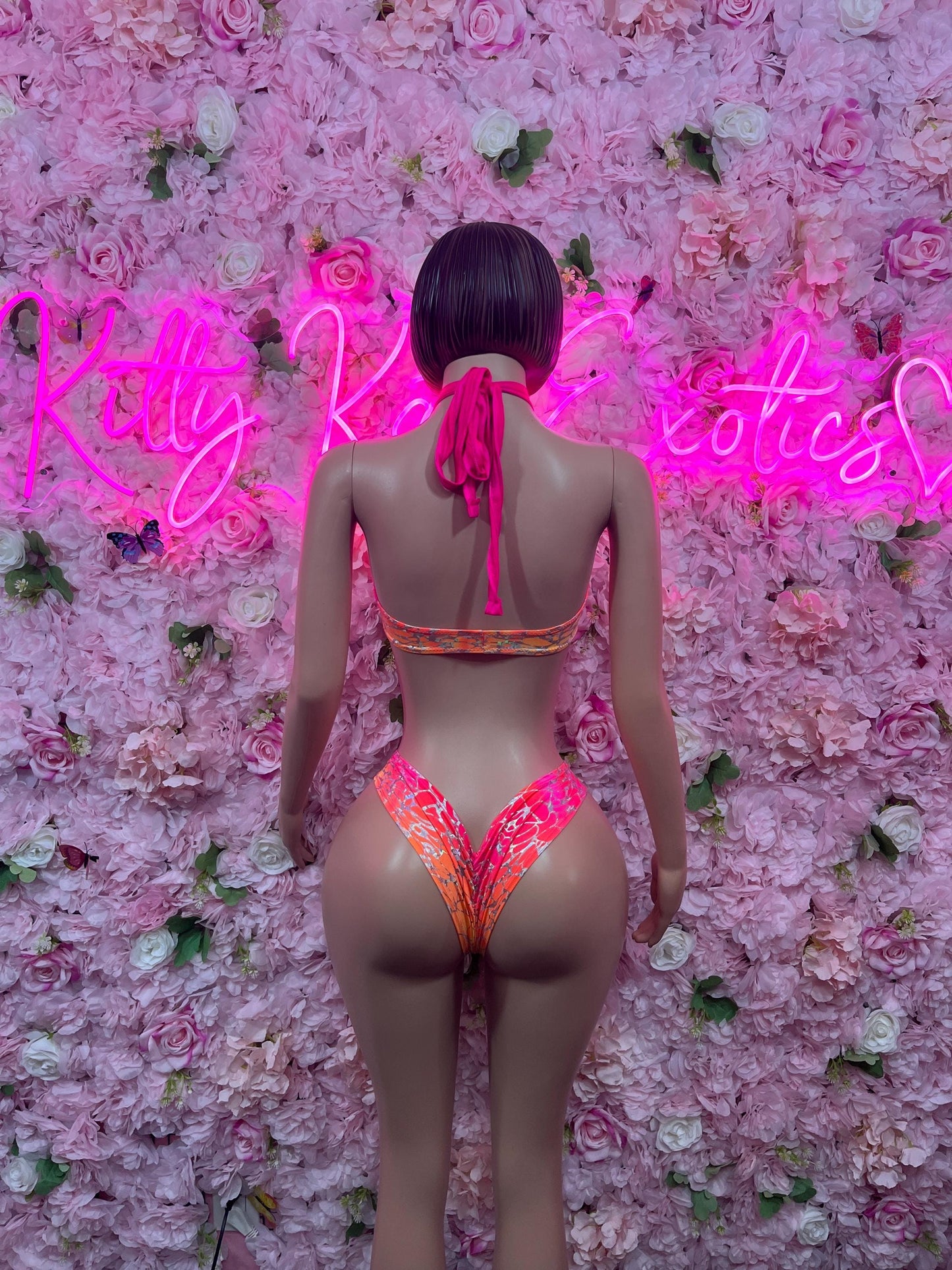 Womens Clothing Two-Piece Multicolor  Bikini  Exotic Dancewear for Performers, Raves, or Night Out | Bottle girl Outfits