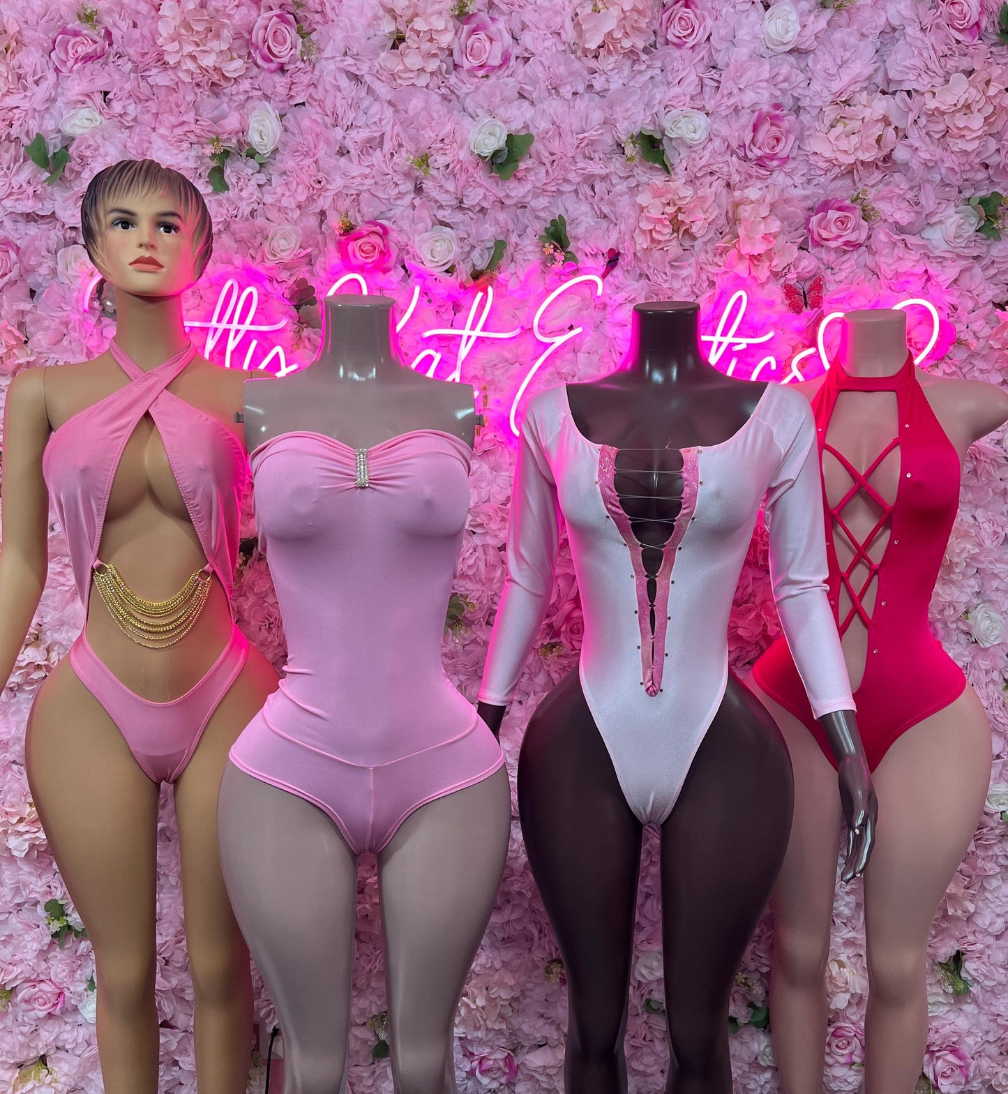 Bottlegirl One Piece Pink Sexy Party Outfit, Clubwear, or Night Out Fashion | Bartender Ravewear  Look Womens Clothing