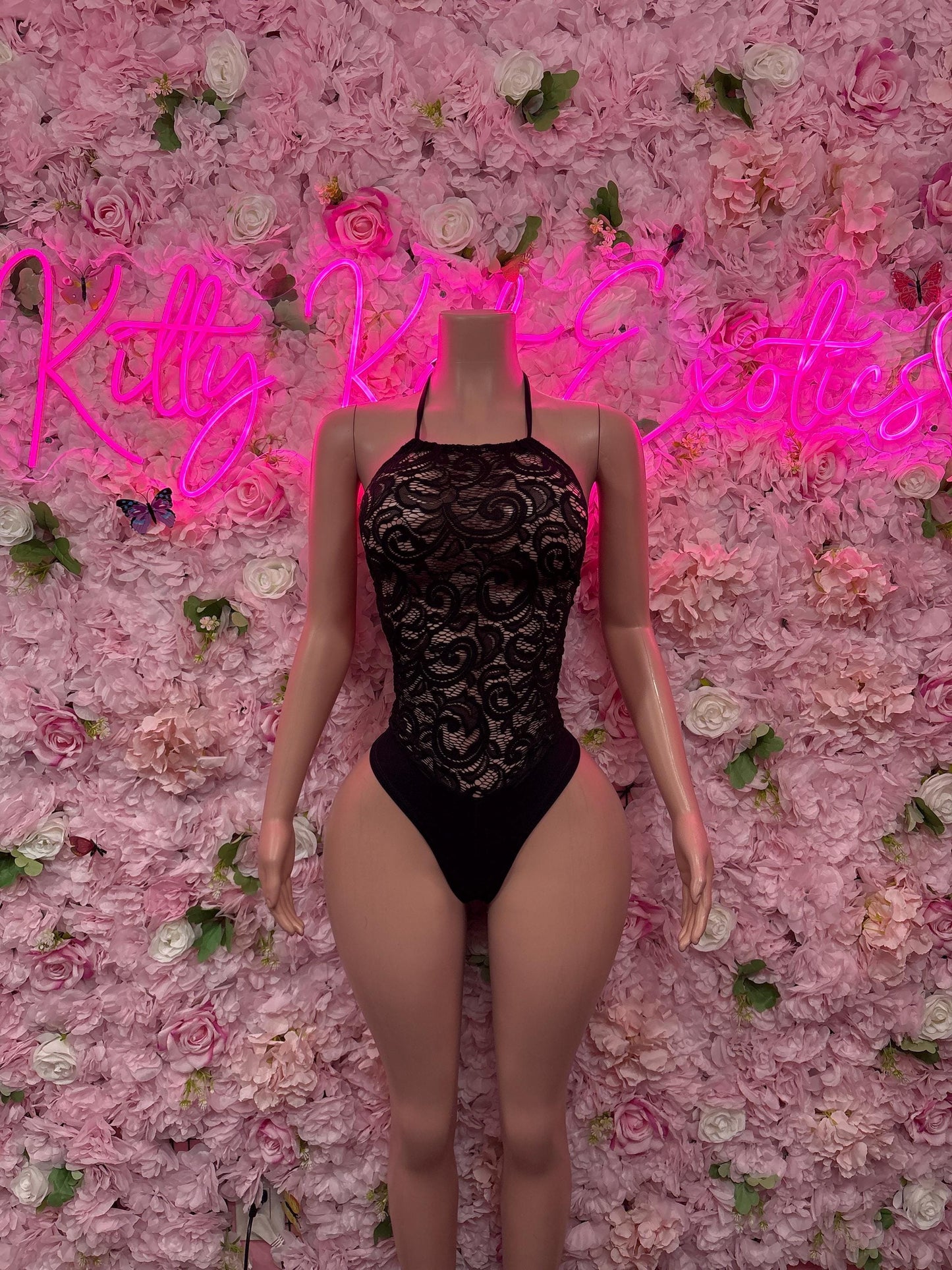 Bartender One Piece Black Bodysuit  Exotic Dancewear for Performers, Raves, or Night Out | Sexy and Flattering Style