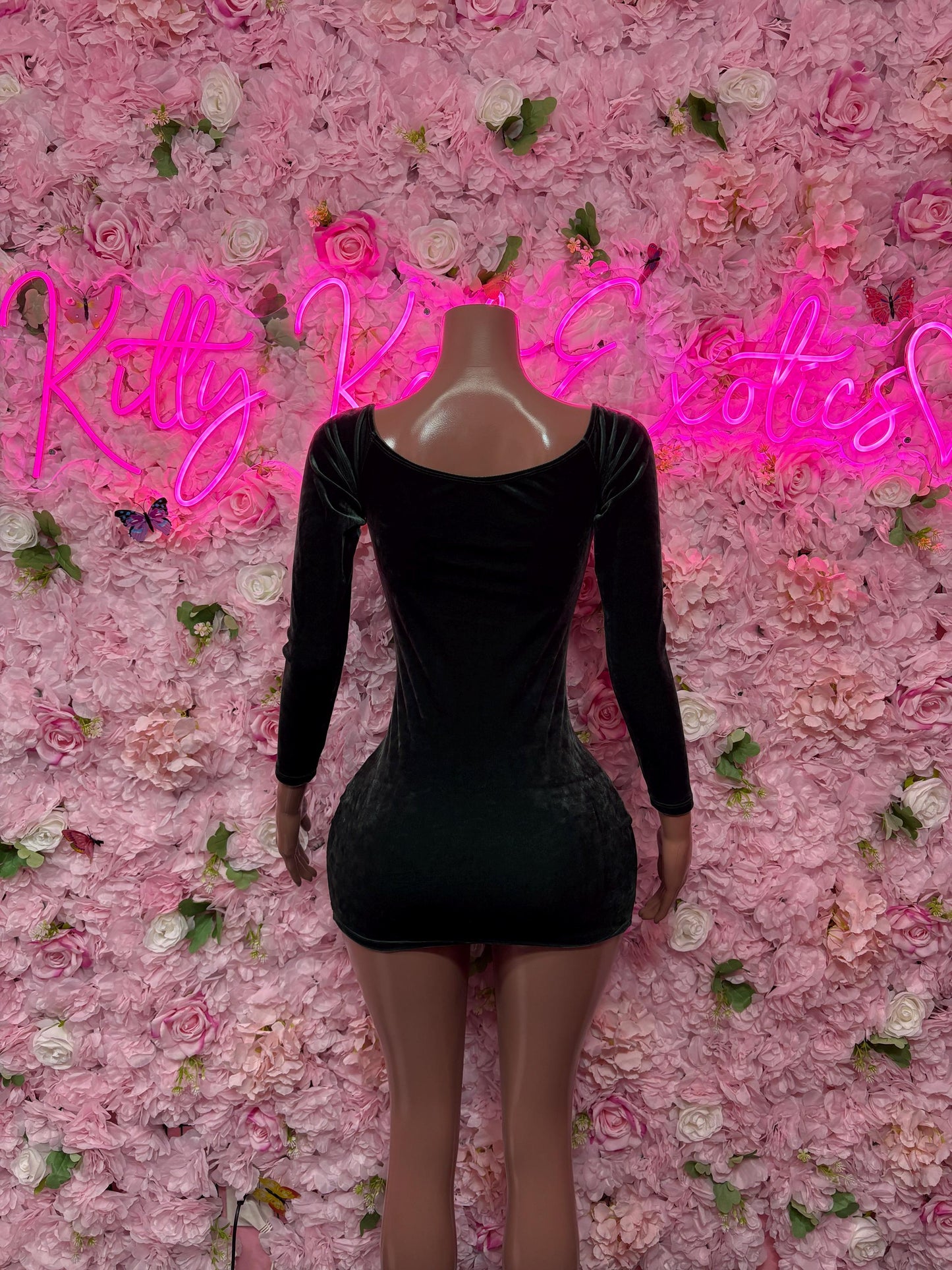 Womens Clothing Dress Forest Green -  Elegant and Sexy Evening Dress for Performers, Events, or Special Occasions Womens Clothing