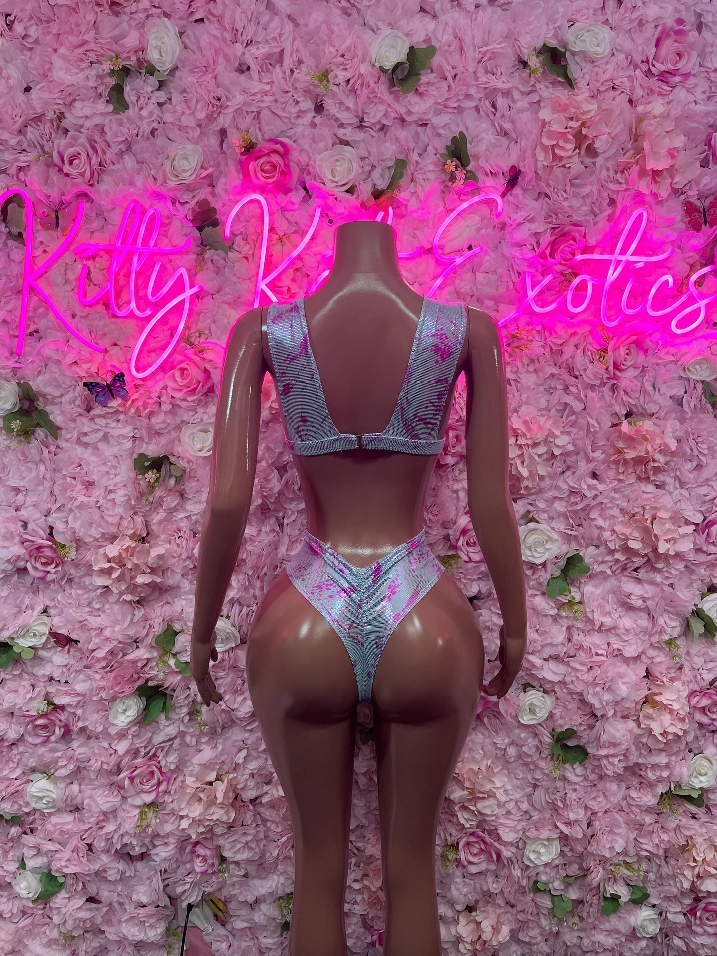 Exotic Dancewear Two Piece Bodysuit  Exotic Dancewear for Performers, Raves, or Night Out | Sexy and Flattering Style