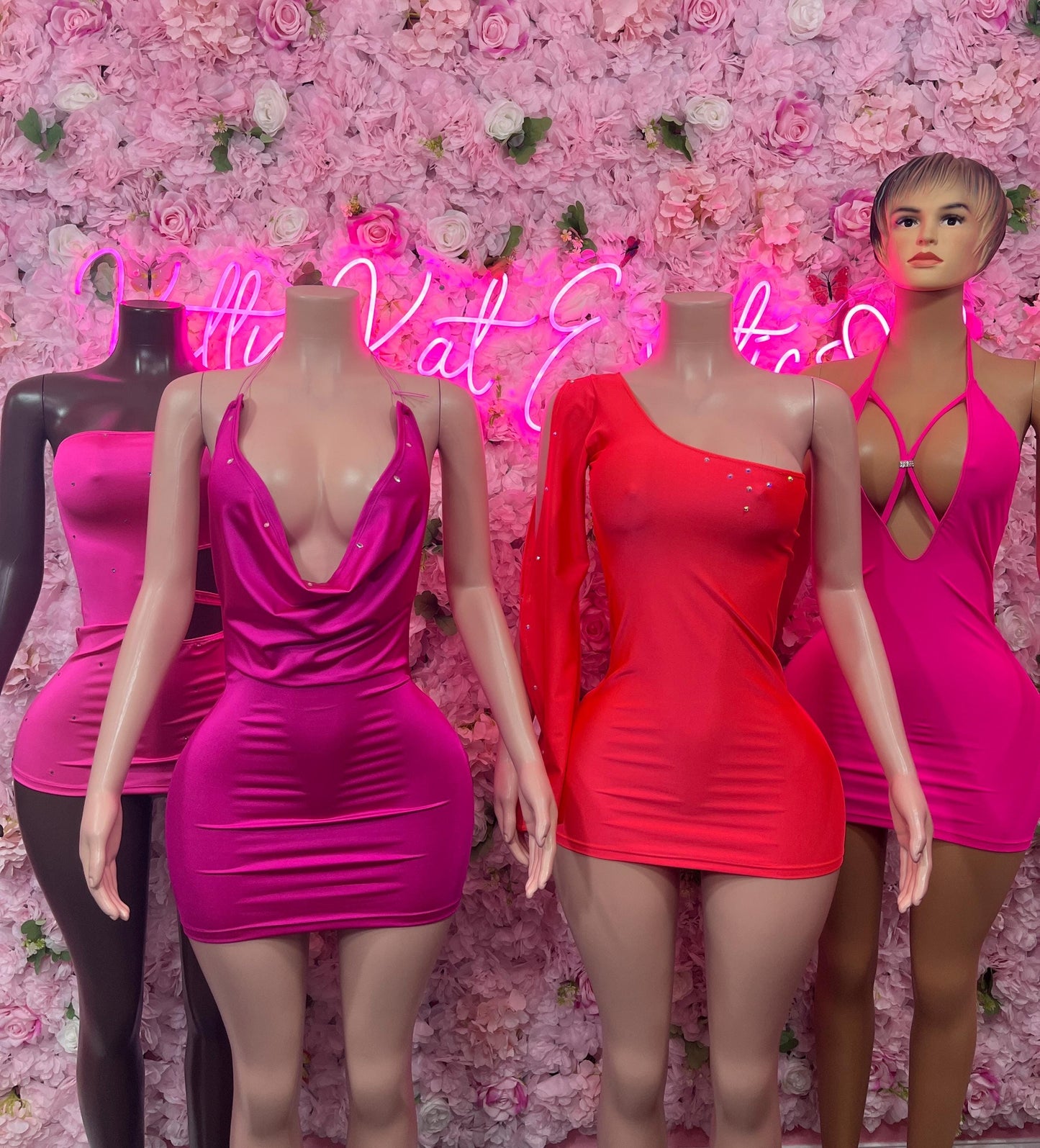 Womens Clothing Dress Pink - Exotic Dancewear  Elegant and Sexy Evening Dress for Performers, Events, or Special Occasions