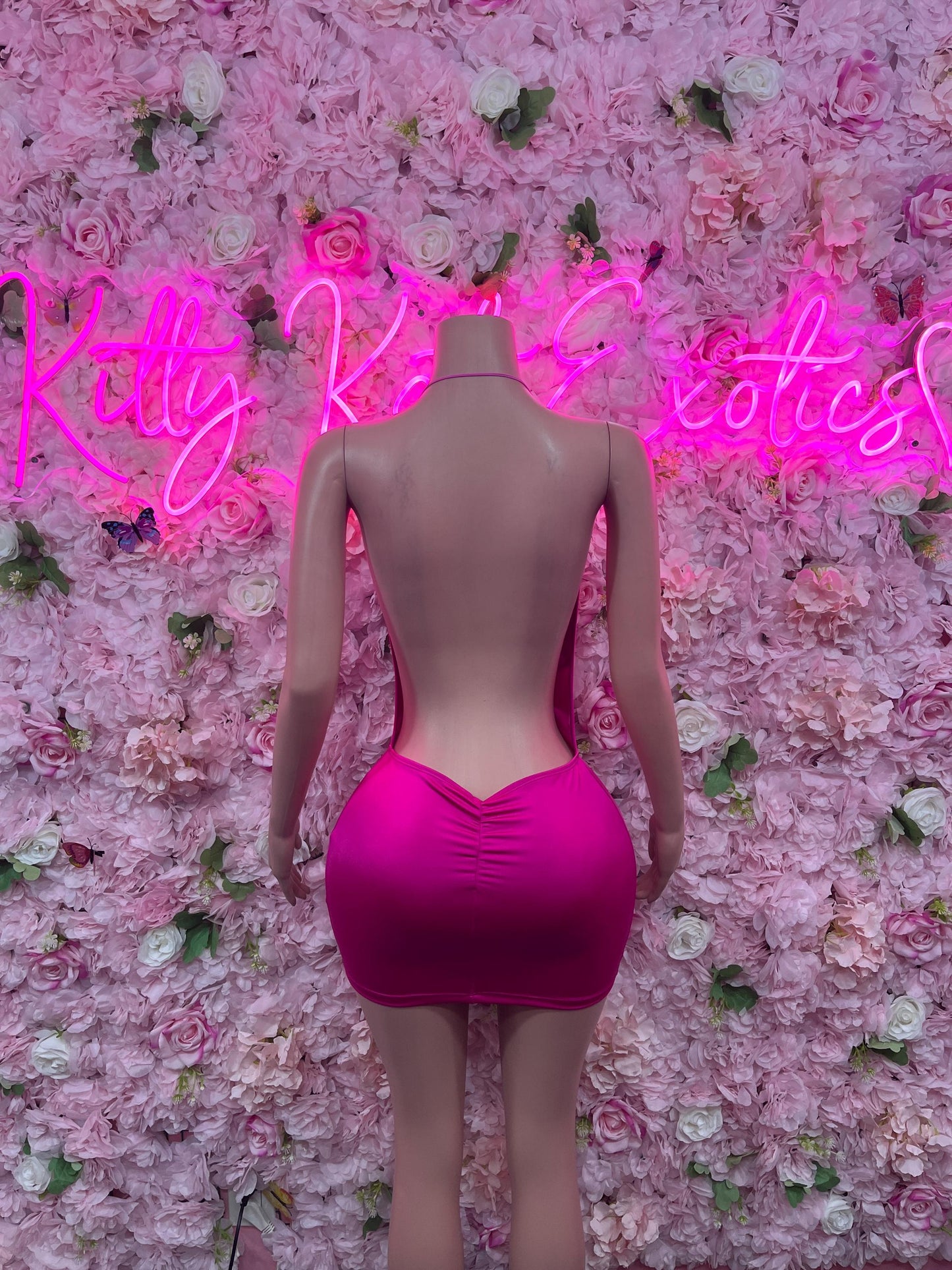 Womens Clothing Dress Pink - Exotic Dancewear  Elegant and Sexy Evening Dress for Performers, Events, or Special Occasions