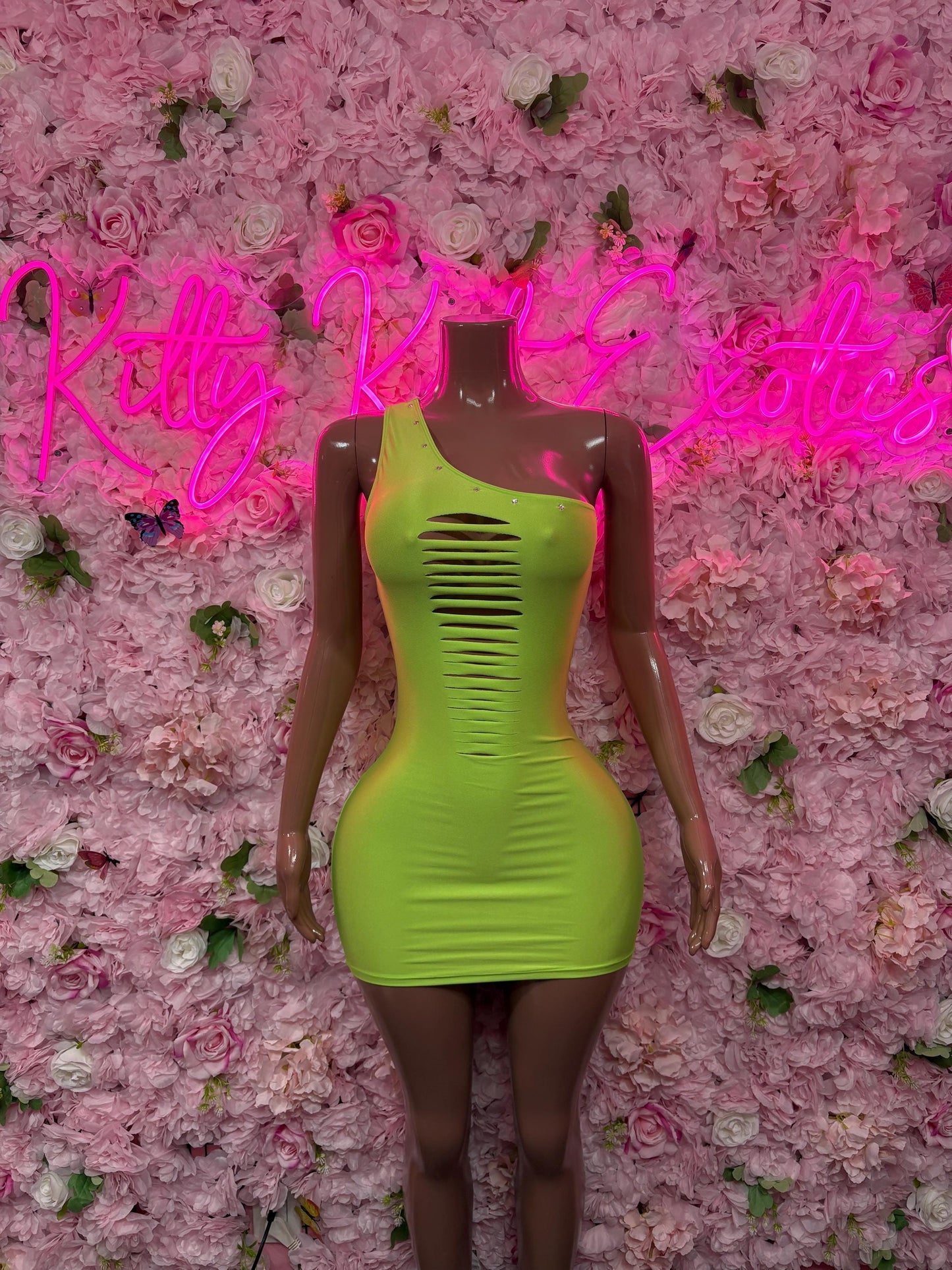 Womens Clothing Dress Neon - Exotic Dancewear  Elegant and Sexy Evening Dress for Performers, Events, or Special Occasions