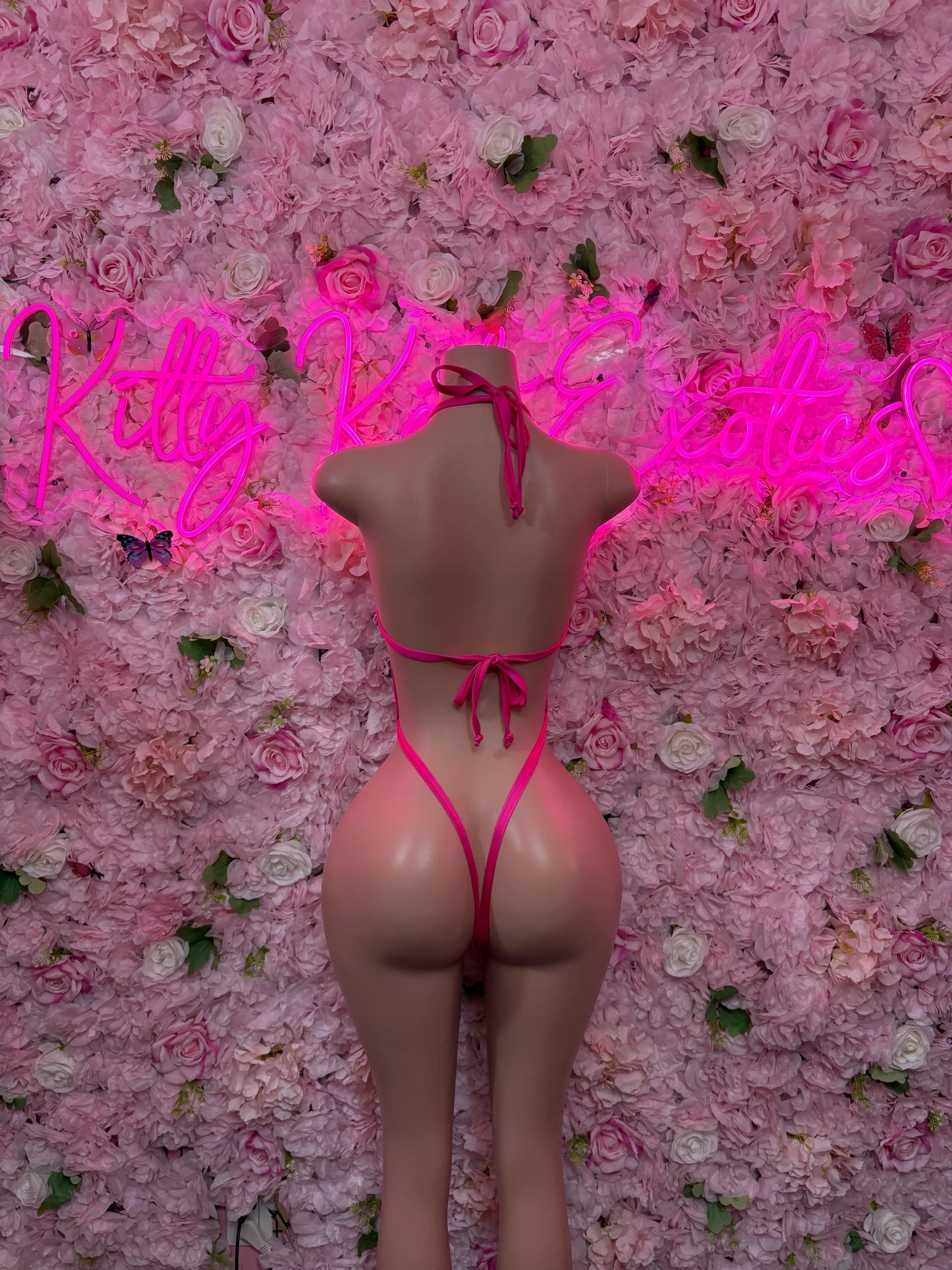 Cute Valentines Day Exotic Dancewear One-Piece Slingshot  - Sexy Hearts Romantic Outfit for Date Night - Cute Gift for Her