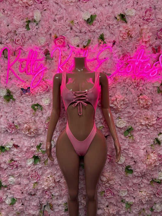 Festival Outfit One Piece Pink -  Exotic Dancewear  Elegant and Sexy Evening Dress for Performers, Events, or Special Occasions