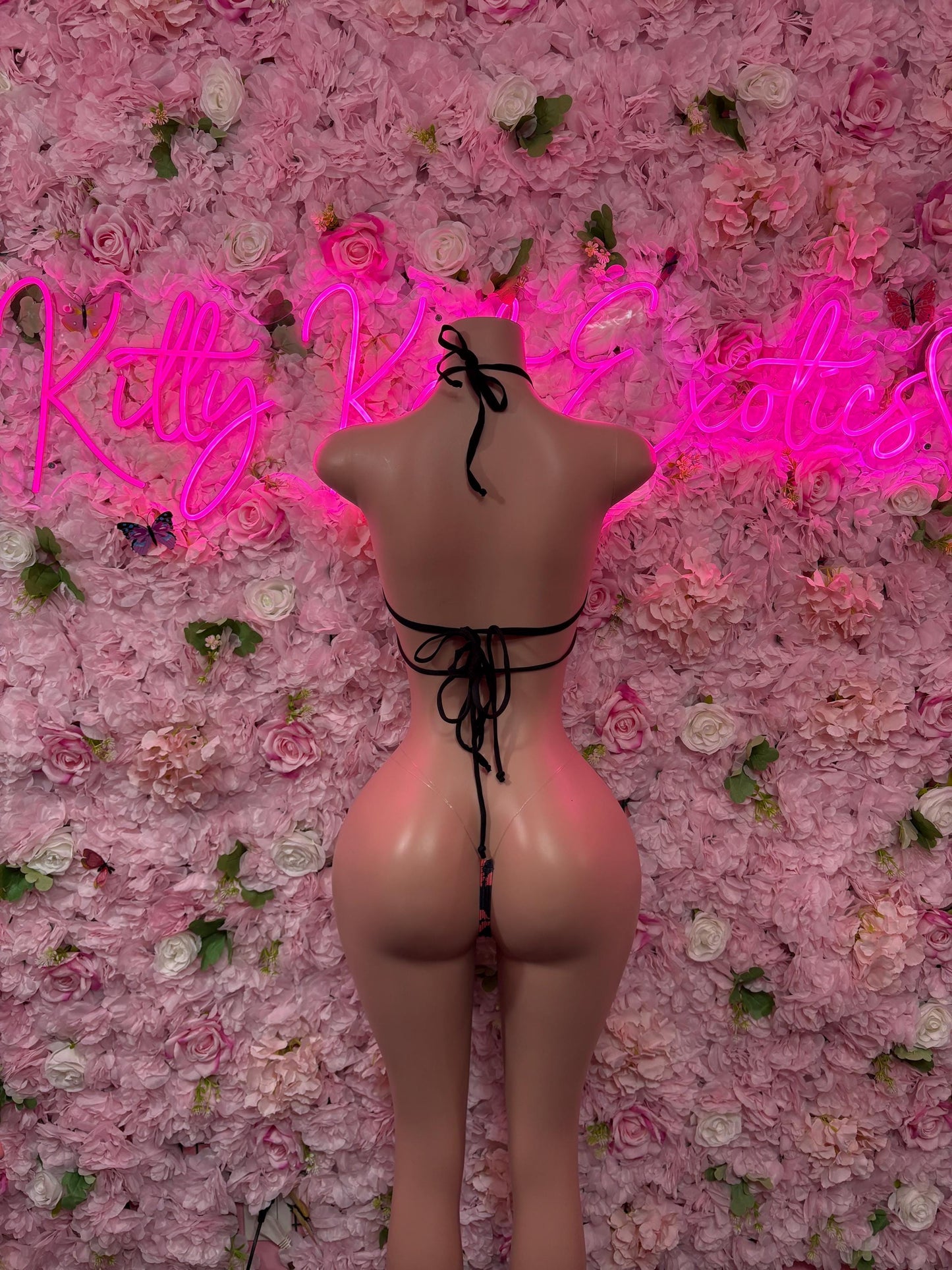 Womens Clothing Valentines Day Two-Piece Bikini  - Sexy Hearts Romantic Outfit for Date Night - Cute Gift for Her