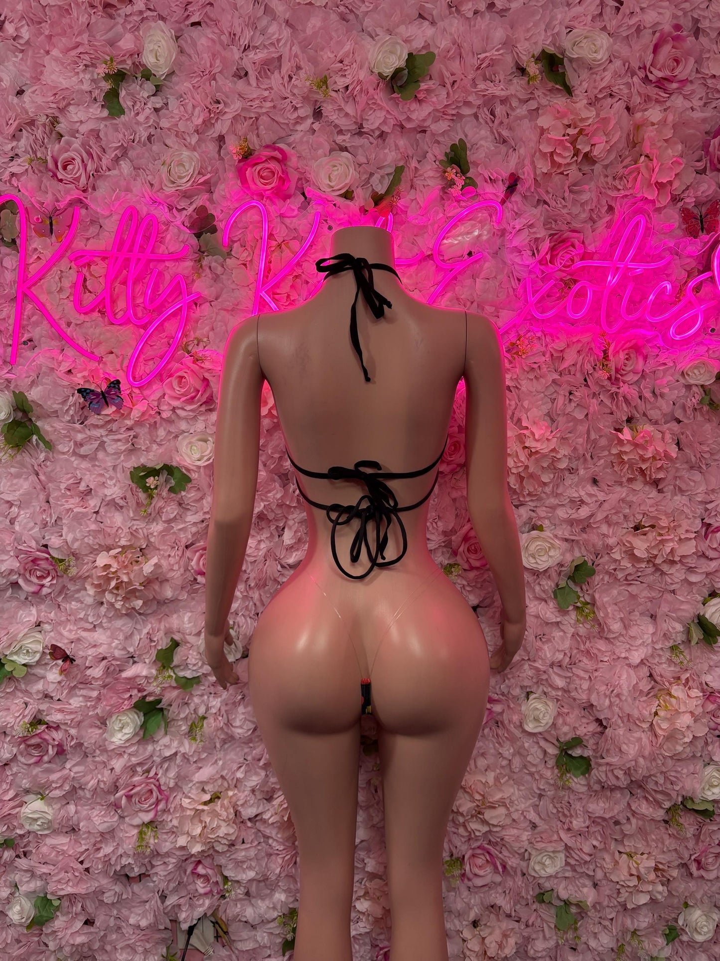 Womens Clothing Valentines Day Two-Piece Bikini  - Sexy Hearts Romantic Outfit for Date Night - Cute Gift for Her