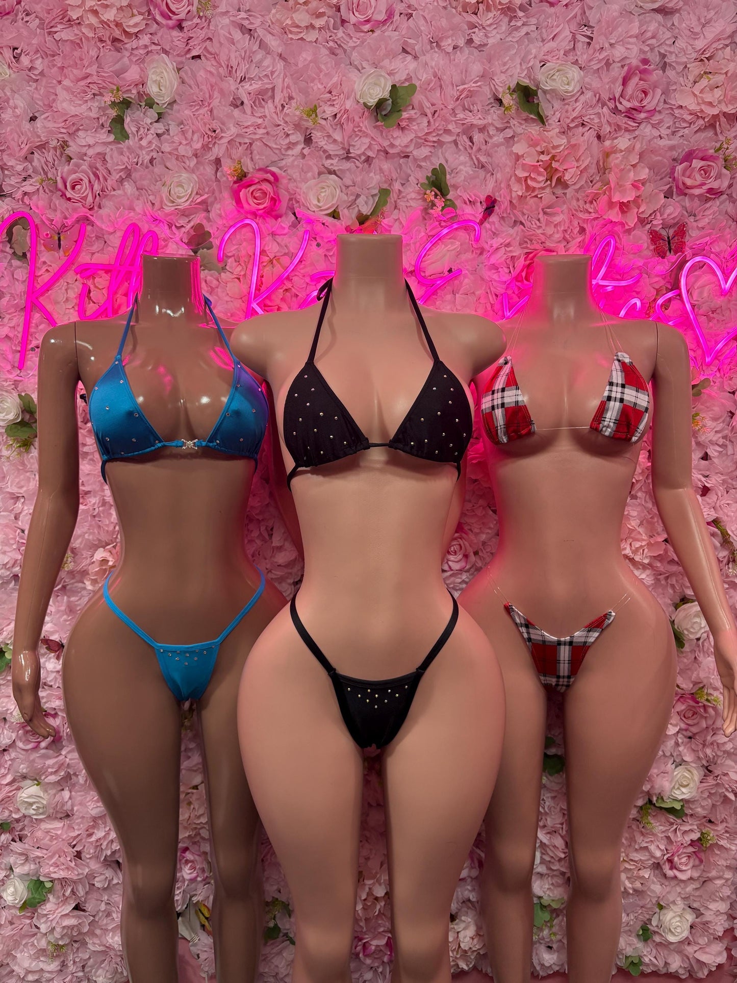 Womens Clothing Two Piece Black Bikini -  Exotic Dancewear  Elegant and Sexy Evening Dress for Performers, Events, or Special Occasions