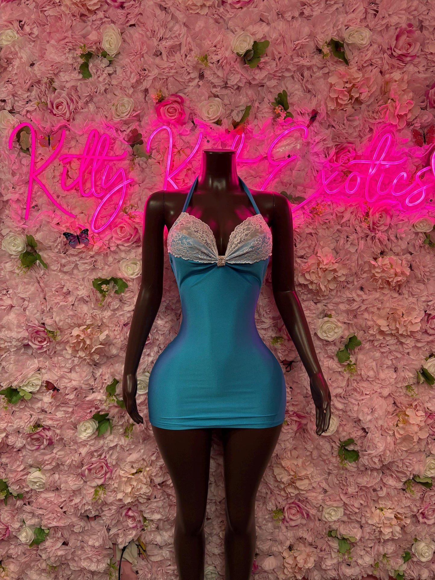 Womens Clothing Blue Dress  Exotic Dancewear for Performers, Raves, or Night Out | Bottle girl Outfits