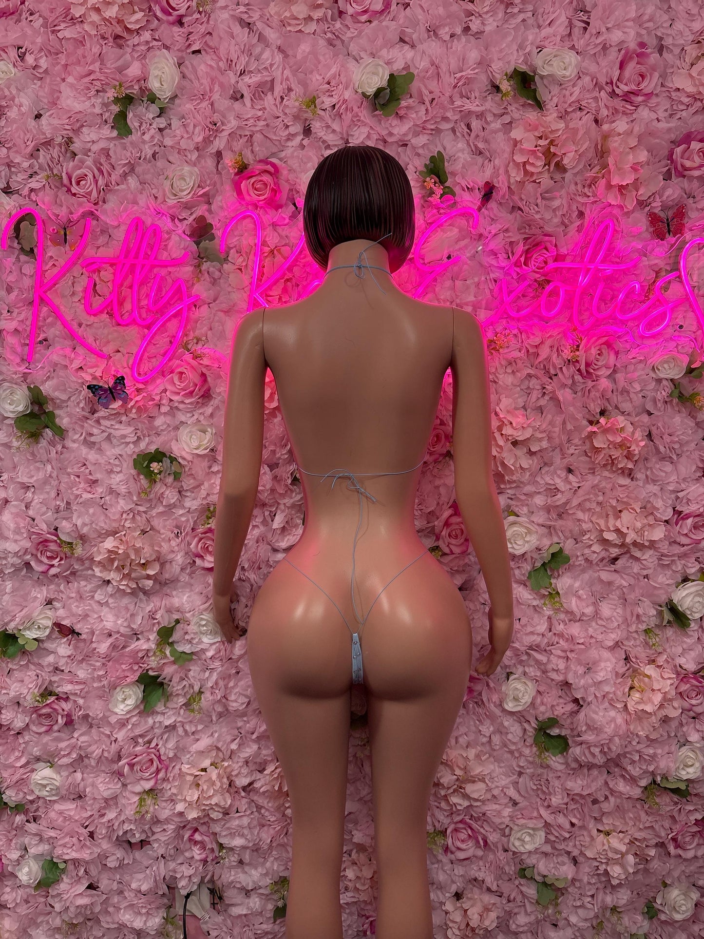 Womens Swinwear Two-Piece Blue Custom Bikini  Cute Swimsuit Set for Beach, Pool, or Vacation | Exotic Dancewear Festival wear