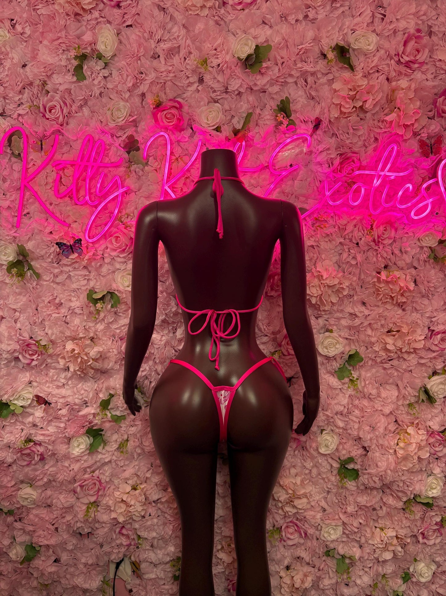 Rave Oufit Two Piece Hearts Bikini -  Exotic Dancewear  Elegant and Sexy for Performers, Events, or Special Occasions