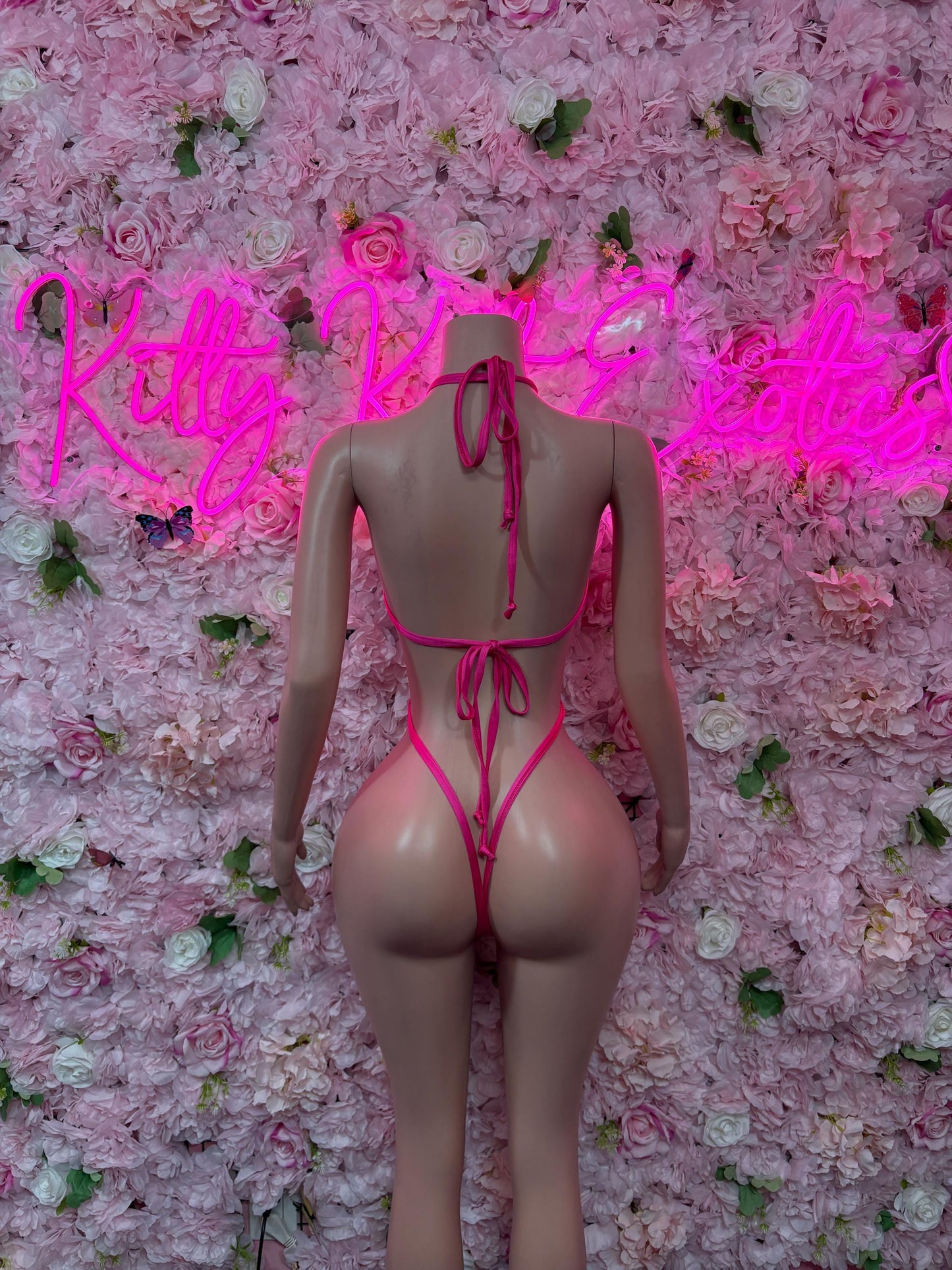 Valentines Day Exotic Dancewear One-Piece Slingshot Bodysuit  - Sexy Romantic Outfit for Date Night - Cute Gift for Her