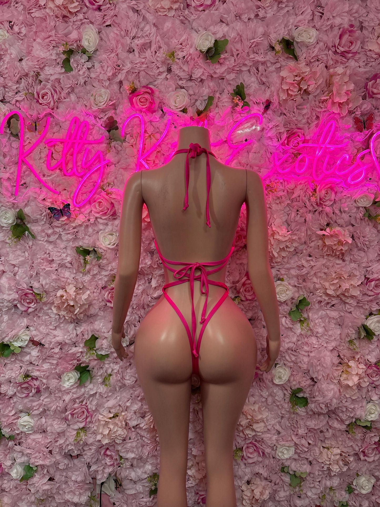 Cute Valentines Day Exotic Dancewear One-Piece Bodysuit  - Sexy Hearts Romantic Outfit for Date Night - Cute Gift for Her