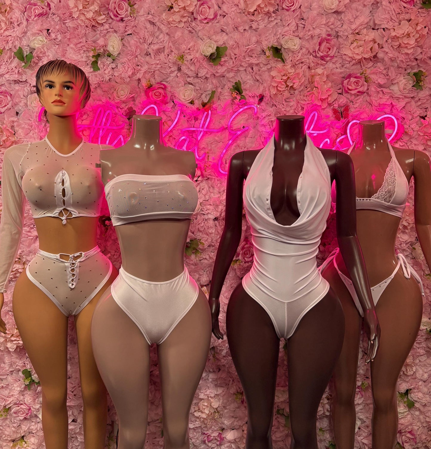 Rave Outfit Two Piece White  - Chic Fashion for Parties, Clubwear, or Casual Outings