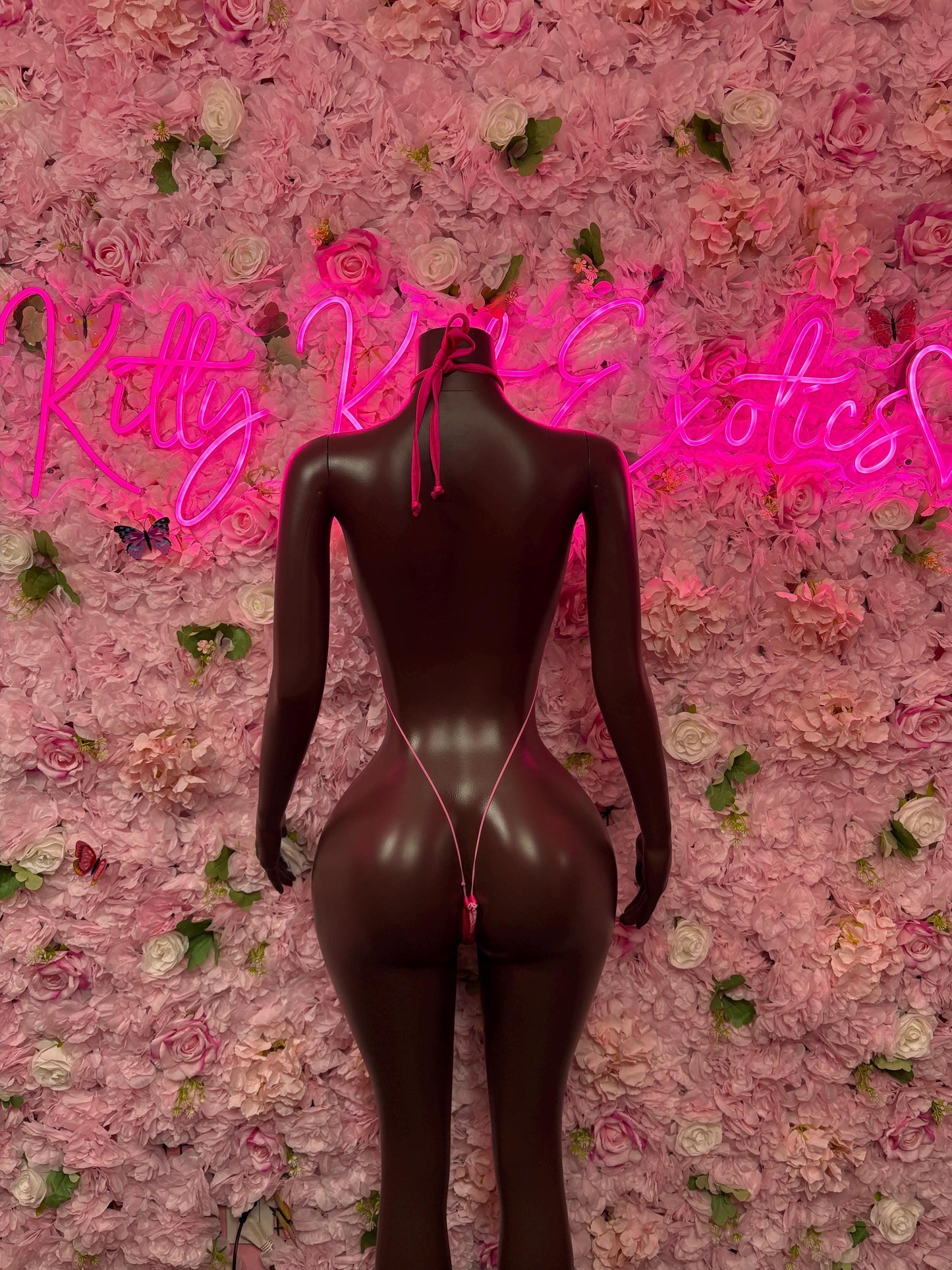 Sexy Valentines One-Piece Slingshot  - Sexy Hearts Romantic Outfit for Date Night - Cute Gift for Her
