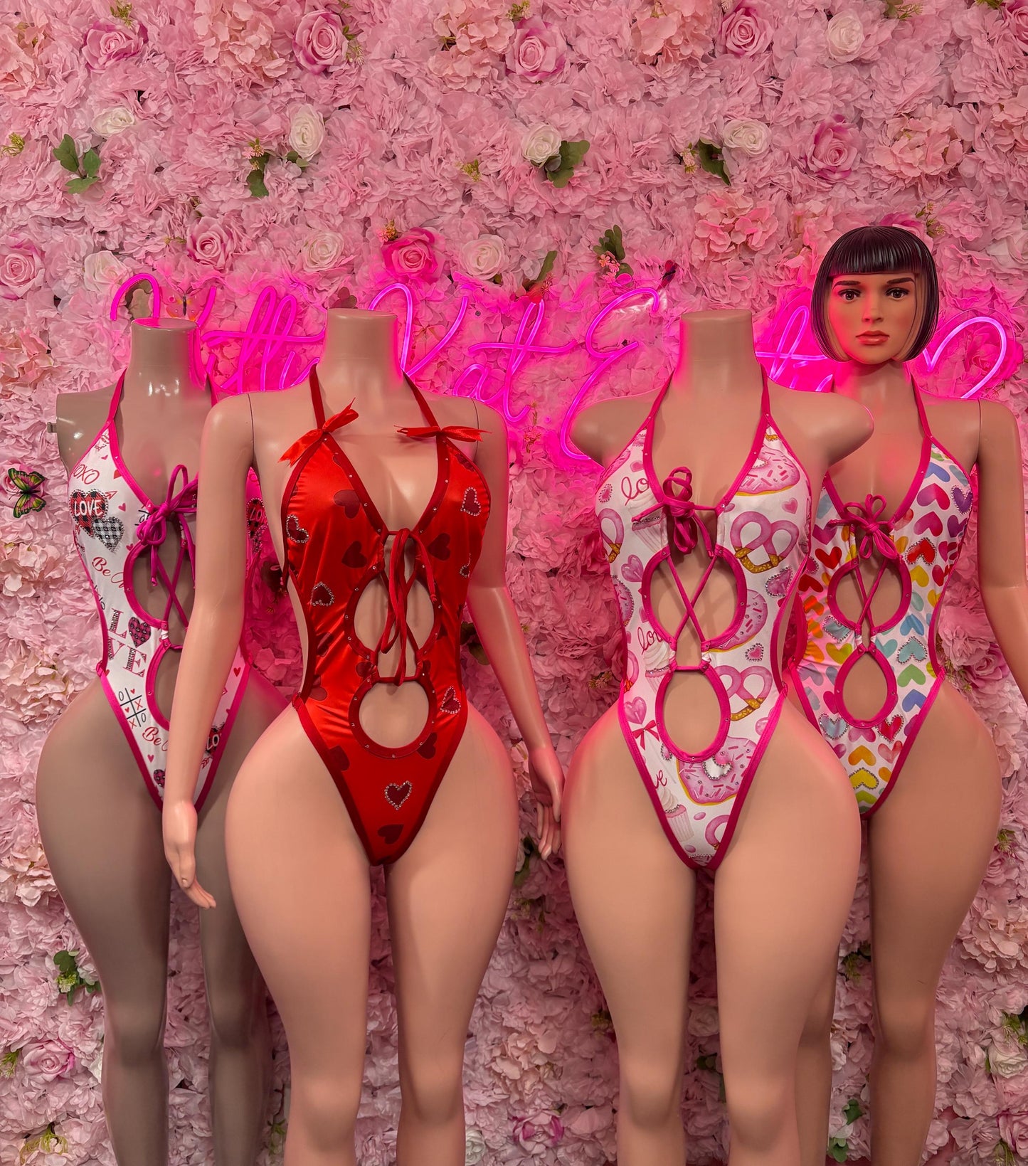 Festival Outfit One Piece Heart Bodysuit -  Exotic Dancewear  Elegant and Sexy for Performers, Events, or Special Occasions