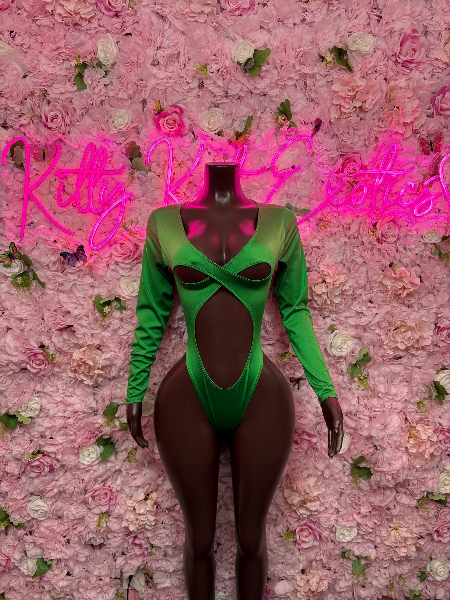 St Patricks Day Green Bottlegirl , Bodysuit -  Exotic Dancewear, Bartender Sexy for Performers, Events, or Special Occasions