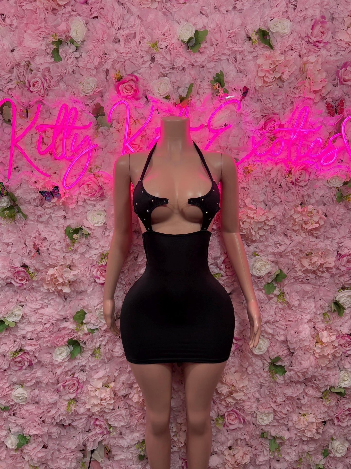 Exotic Dancewear Black Dress  Perfect for Evening, Party, or Formal Wear | Bold and Stylish Women's Fashion