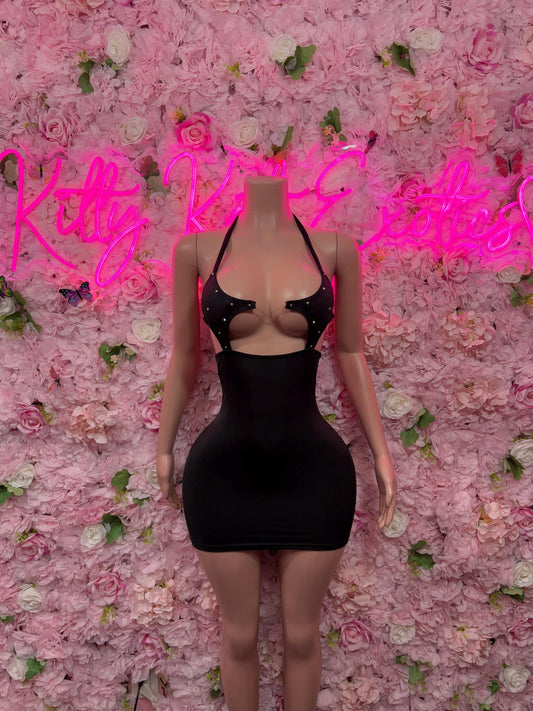 Exotic Dancewear Black Dress  Perfect for Evening, Party, or Formal Wear | Bold and Stylish Women's Fashion