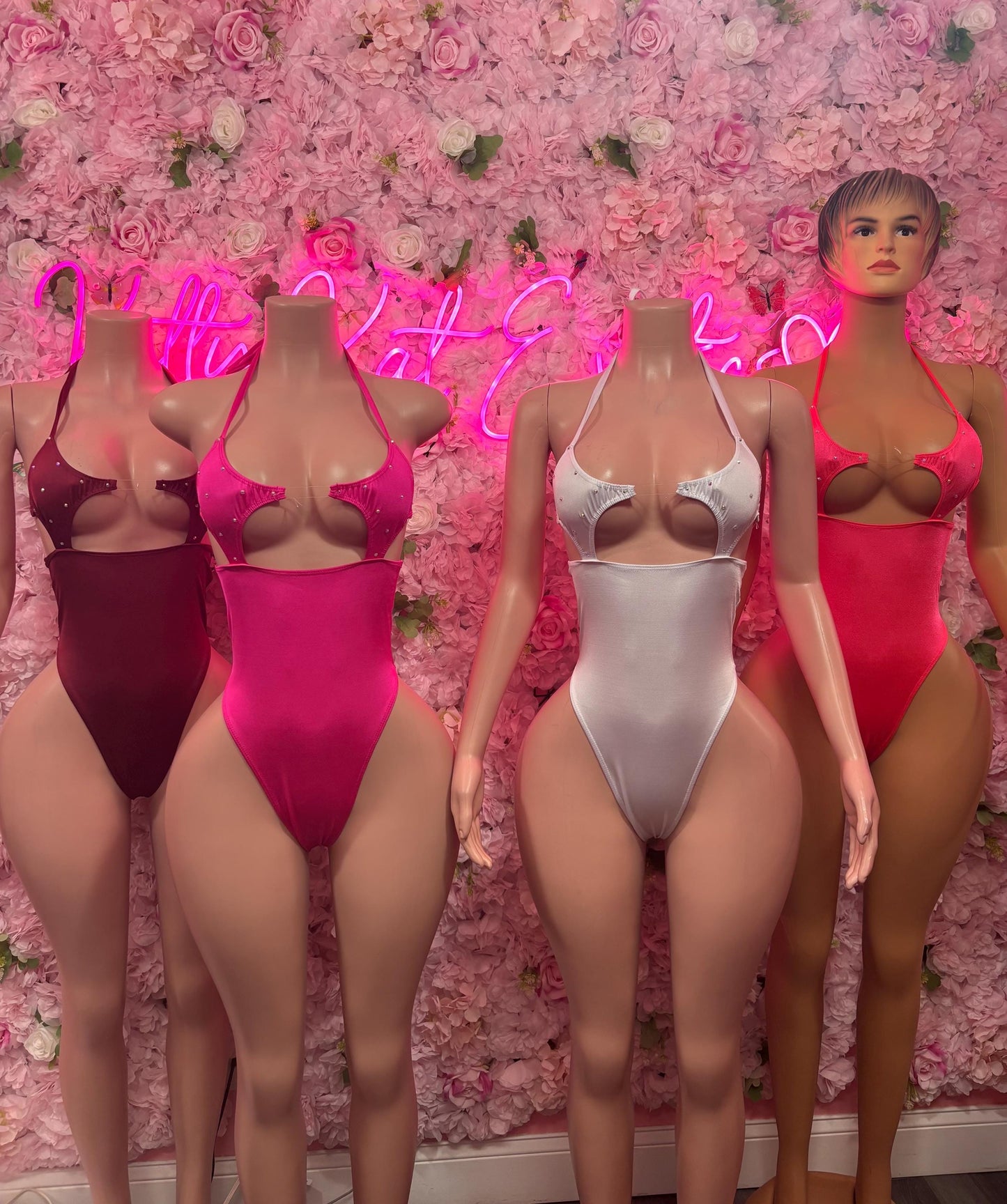 Rave Outfit One Piece Burgundy Bodysuit  Perfect for Evening, Party, or Formal Wear | Bold and Stylish Women's Fashion