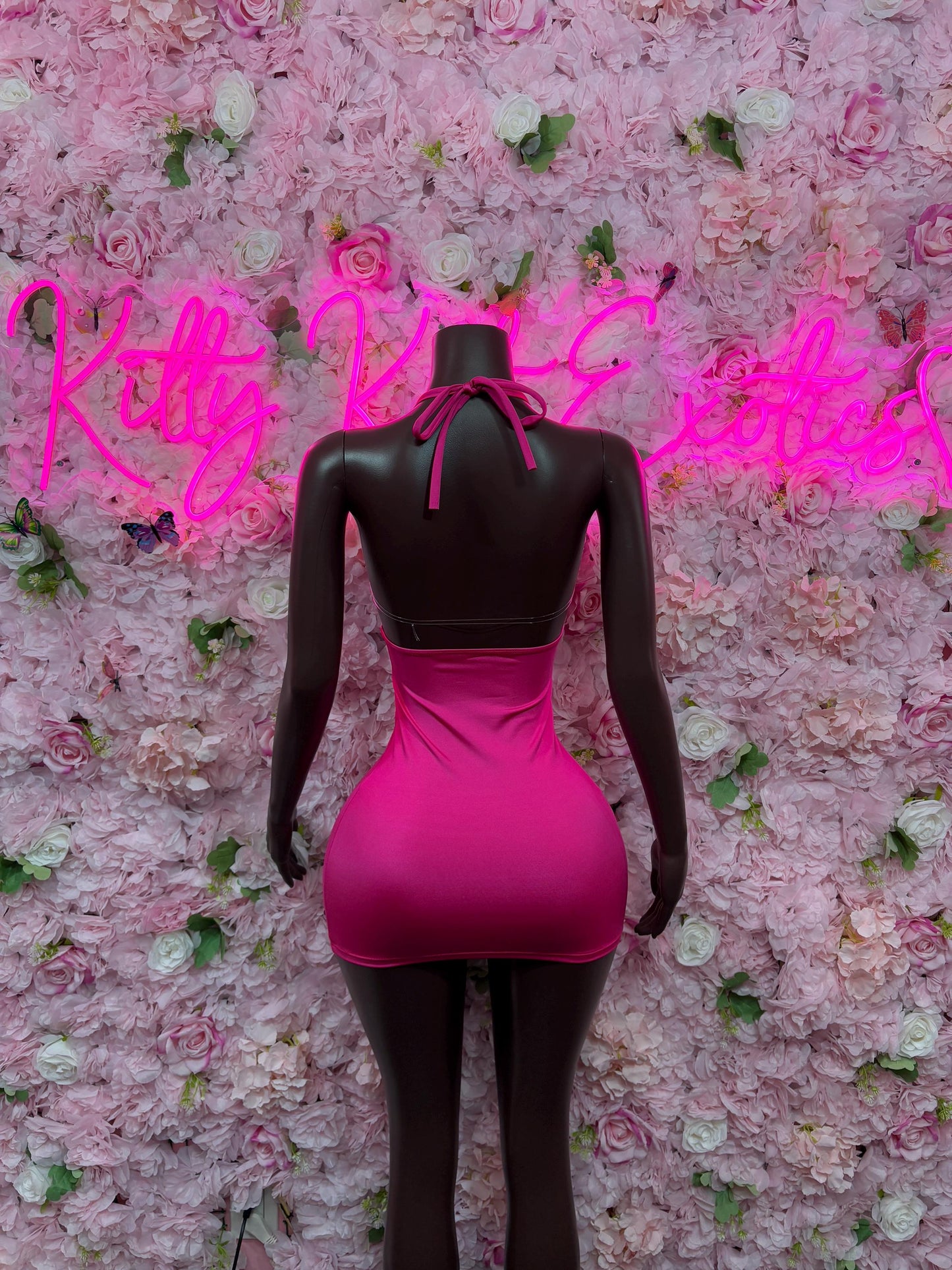 Exotic Dancewear Pink Dress  Perfect for Evening, Party, or Formal Wear | Bold and Stylish Women's Fashion