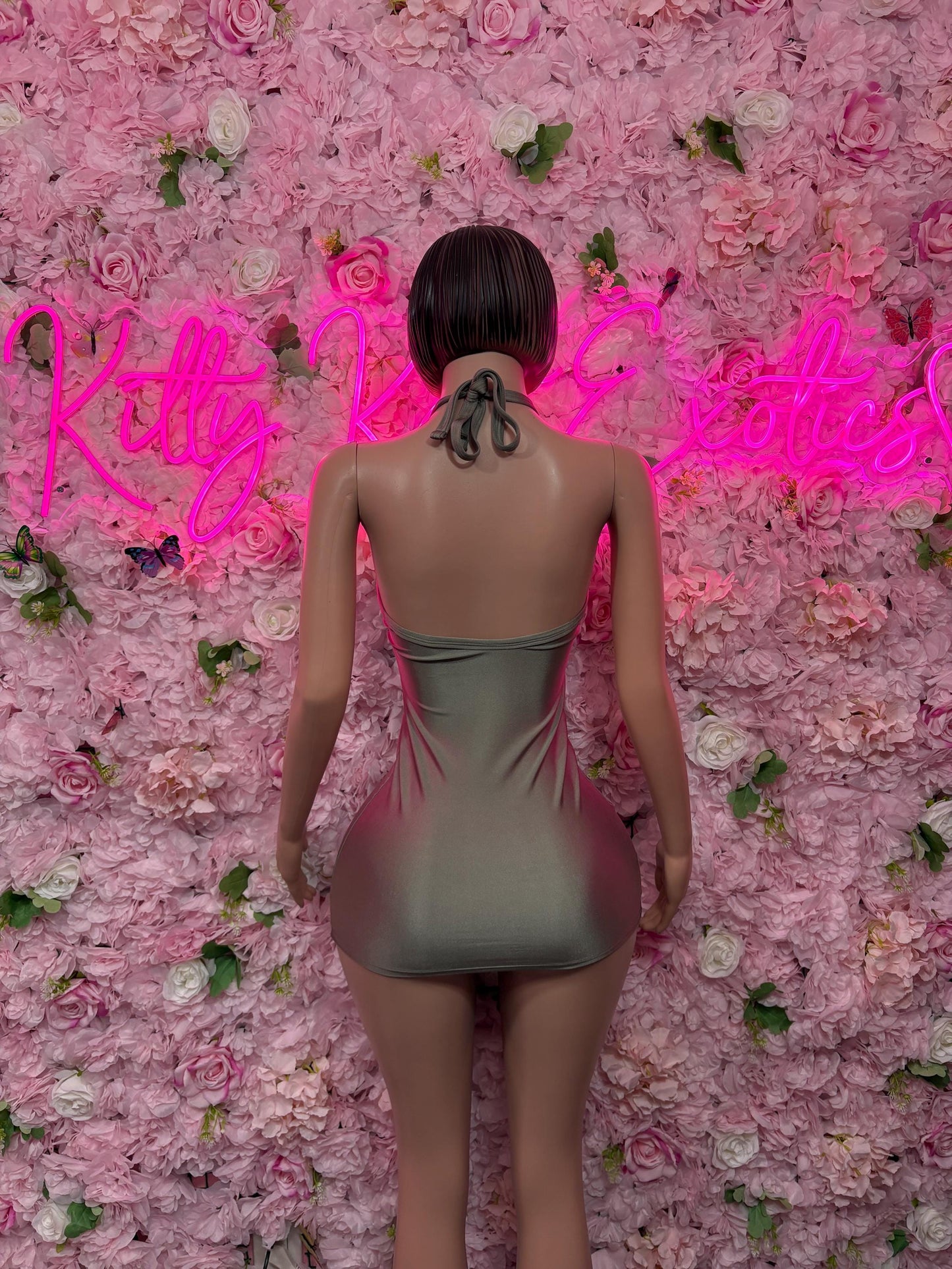 Summer Dress Nude -  Elegant and Sexy for Performers, Events, or Special Rave Outfit Elegant Dress