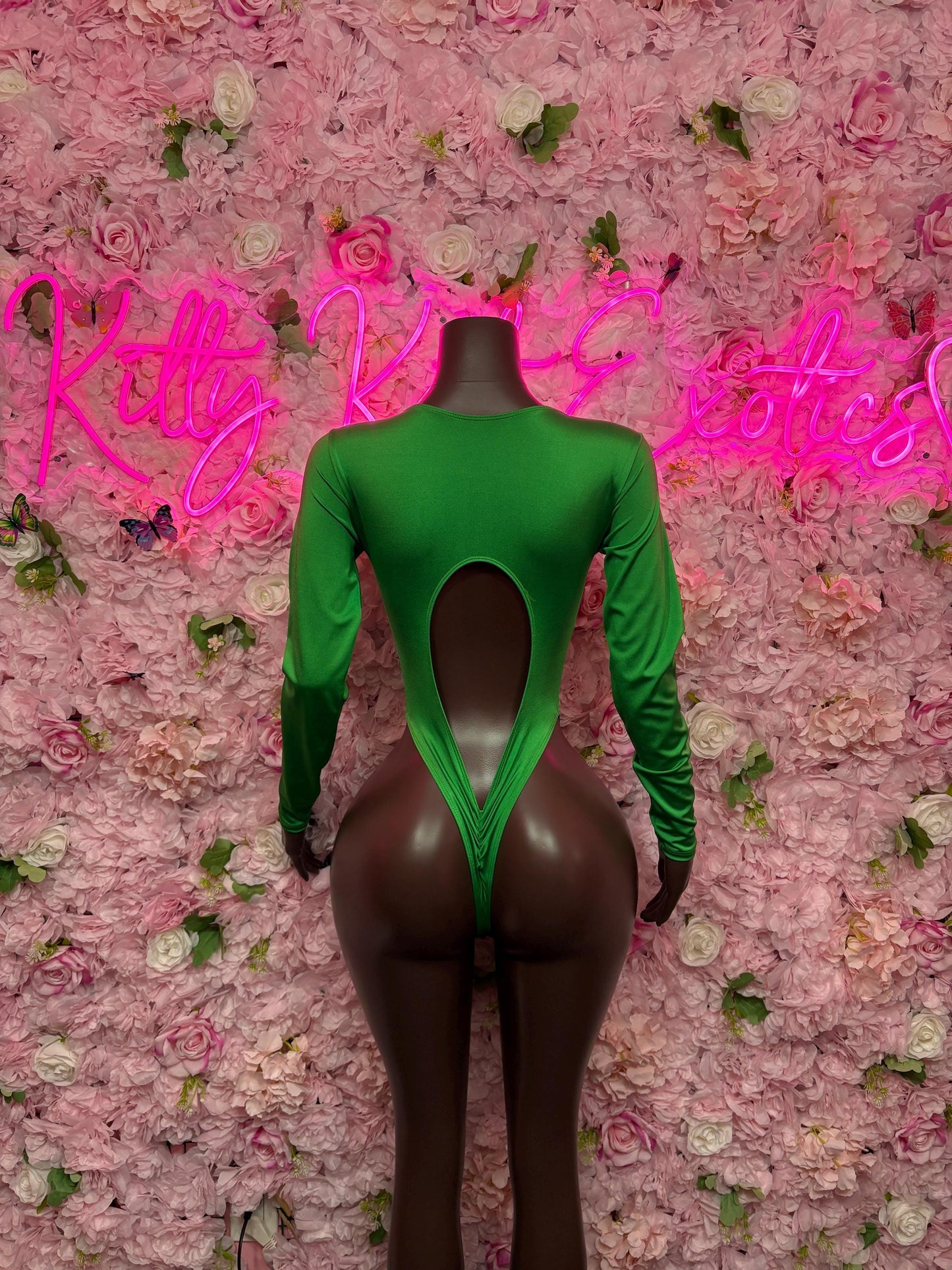 St Patricks Day Green Bottlegirl , Bodysuit -  Exotic Dancewear, Bartender Sexy for Performers, Events, or Special Occasions