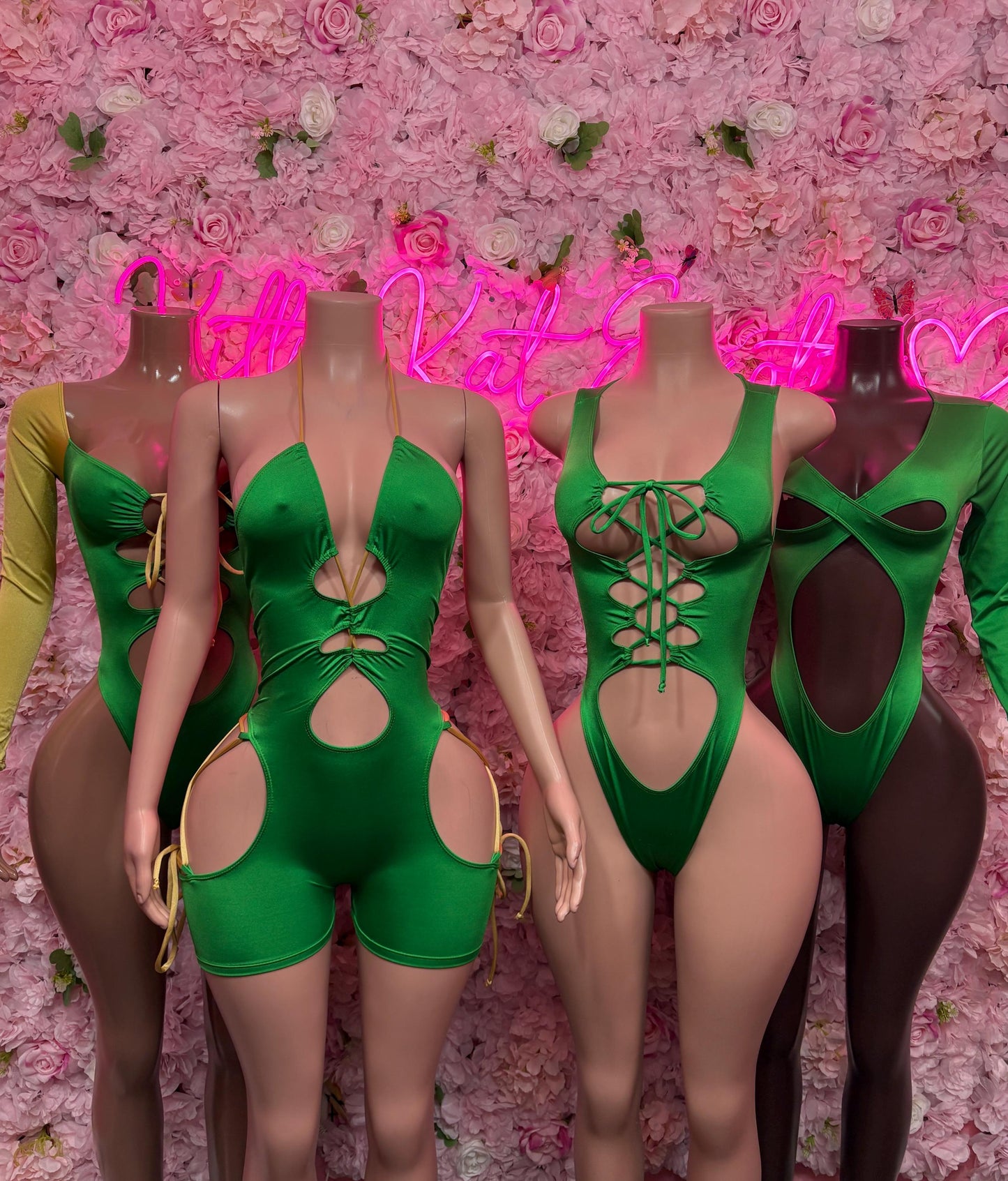 St Patricks Day Green Bottlegirl , Bodysuit -  Exotic Dancewear, Bartender Sexy for Performers, Events, or Special Occasions