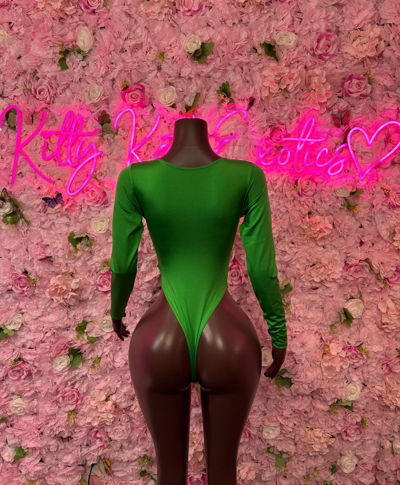 St Patricks Day Green Bottlegirl One Piece, Bodysuit -  Exotic Dancewear, Bartender Sexy for Performers, Events, or Special Occasions