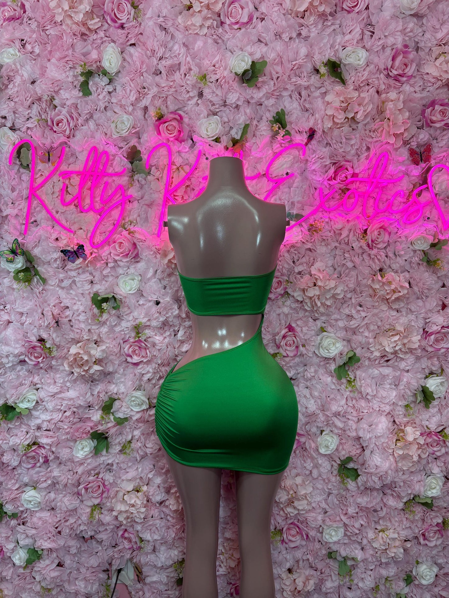 St Patricks Day Green Bottlegirl, Dress -  Exotic Dancewear, Bartender Sexy for Performers, Events, or Special Occasions