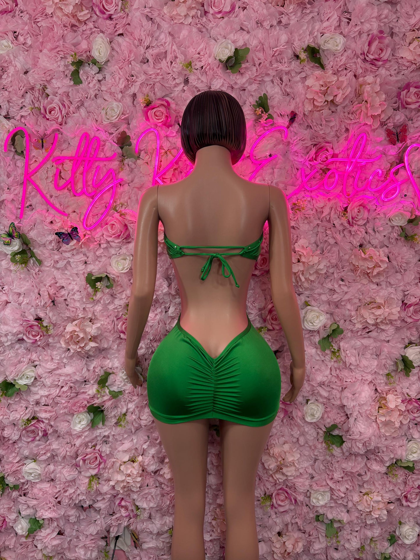 St Patricks Day Green Bottlegirl , Dress -  Exotic Dancewear, Bartender Sexy for Performers, Events, or Special Occasions