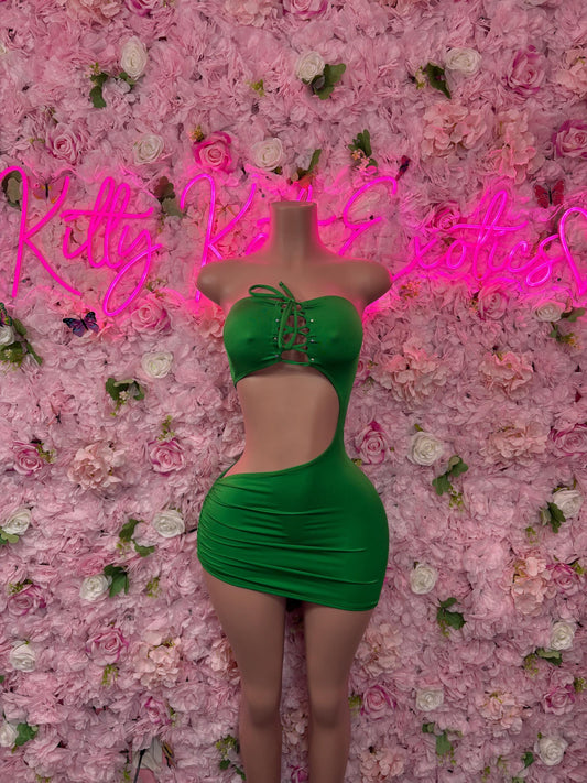 St Patricks Day Green Bottlegirl , Dress -  Exotic Dancewear, Bartender Sexy for Performers, Events, or Special Occasions