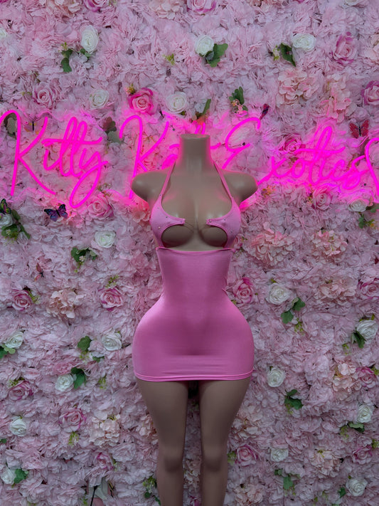 Exotic Dancewear Pink Dress  Perfect for Evening, Party, or Formal Wear | Bold and Stylish Women's Fashion