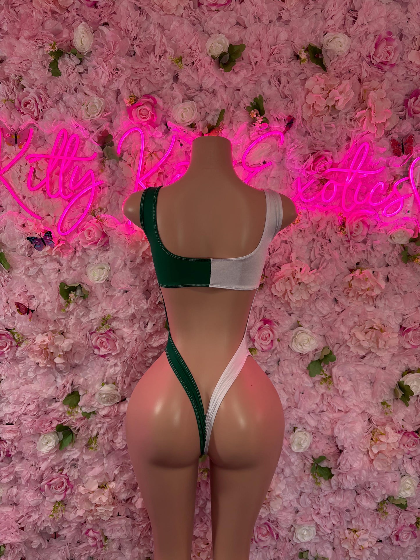 Cinco De Mayo Mexican Flag  Festive One Piece Swimsuit Outfit for Party, Parade, or Beach  Mexico Colors Patriotic Festival