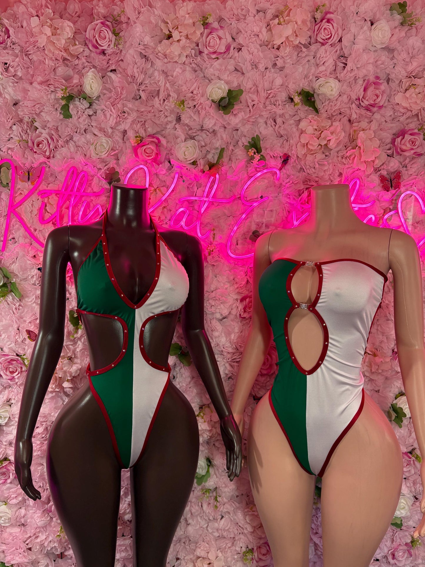 Cinco De Mayo Mexican Flag Bikini Set  Festive One Piece Swimsuit Outfit for Party, Parade, or Beach  Mexico Colors Festival Wear