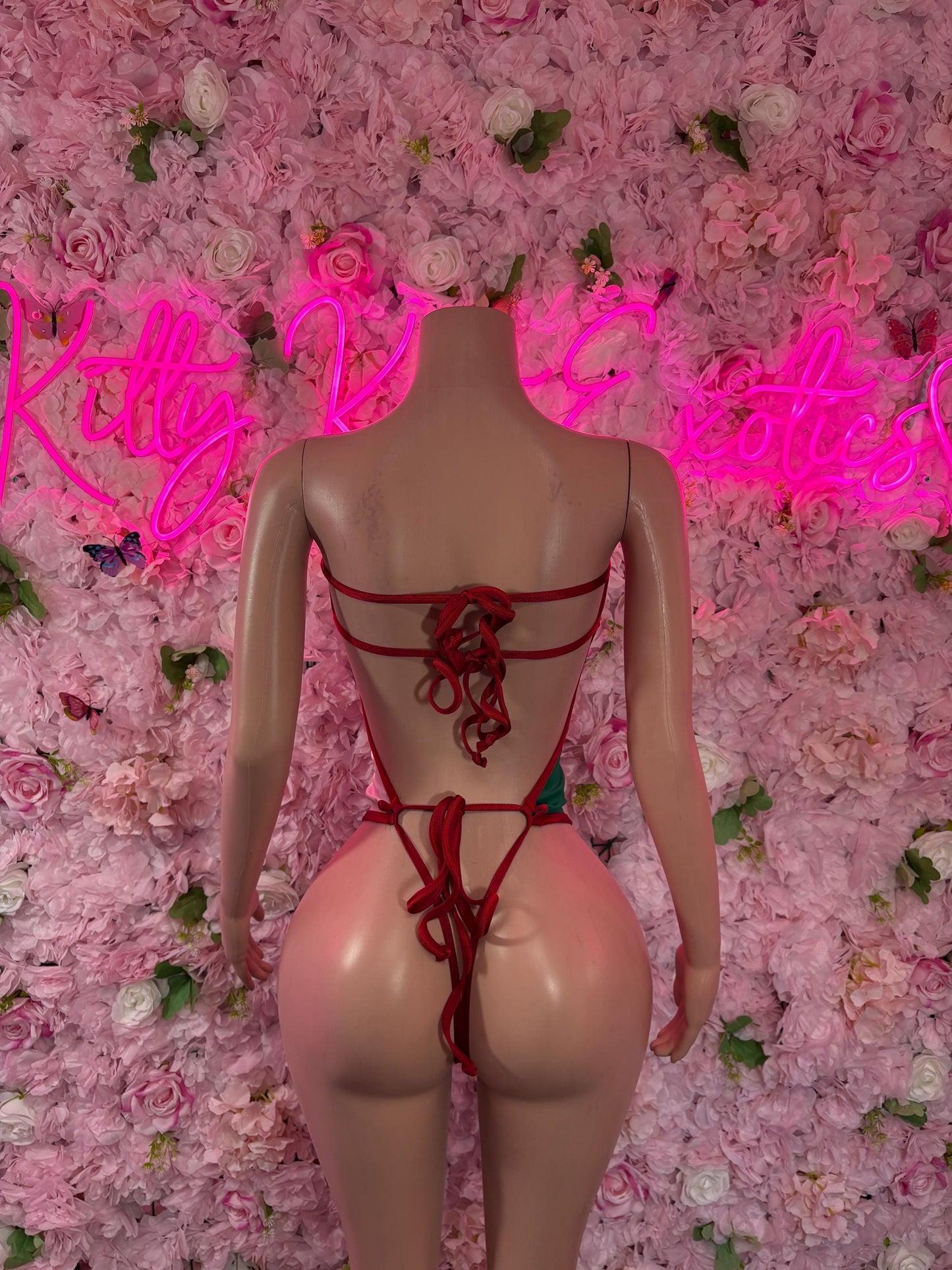 Cinco De Mayo Mexican Flag Bikini Set  Festive One Piece Swimsuit Outfit for Party, Parade, or Beach  Mexico Colors Festival Wear