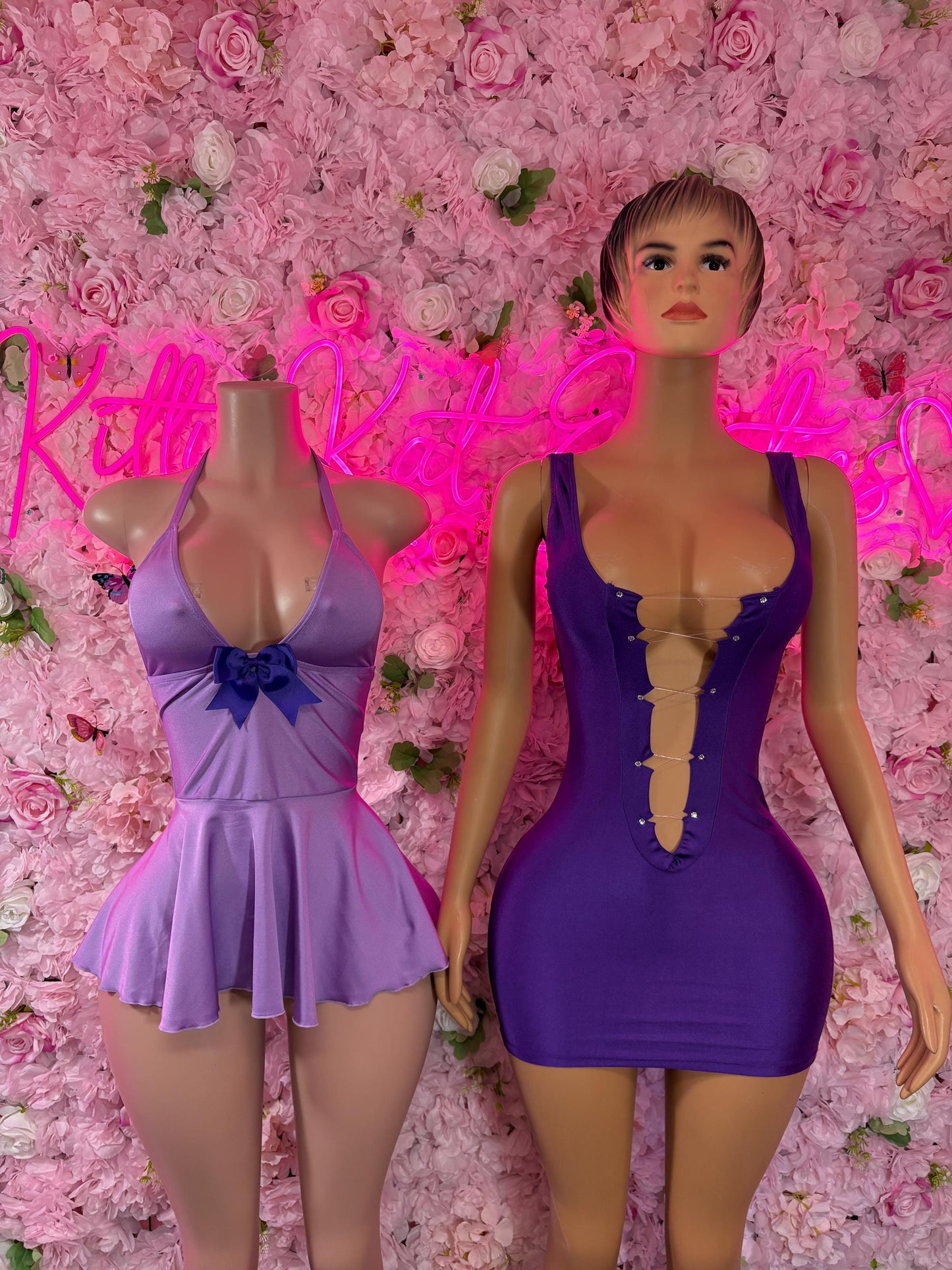 Summer Purple Dress - Exotic Dancewear  Elegant and Sexy Evening Dress for Performers, Events, or Special Occasions Womens Clothing