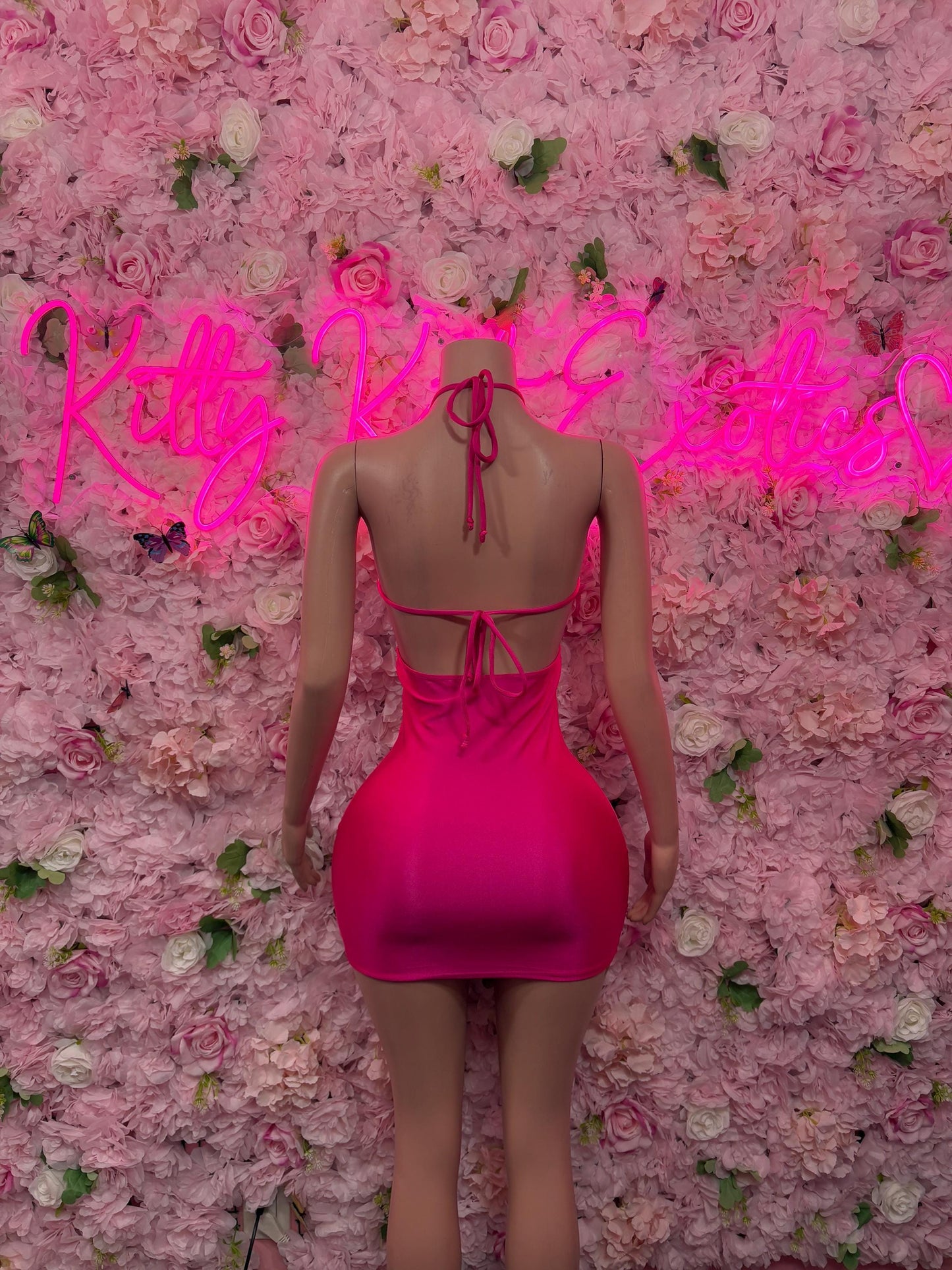 Summer Dress Pink -  Elegant and Sexy for Performers, Events, or Special Rave Outfit