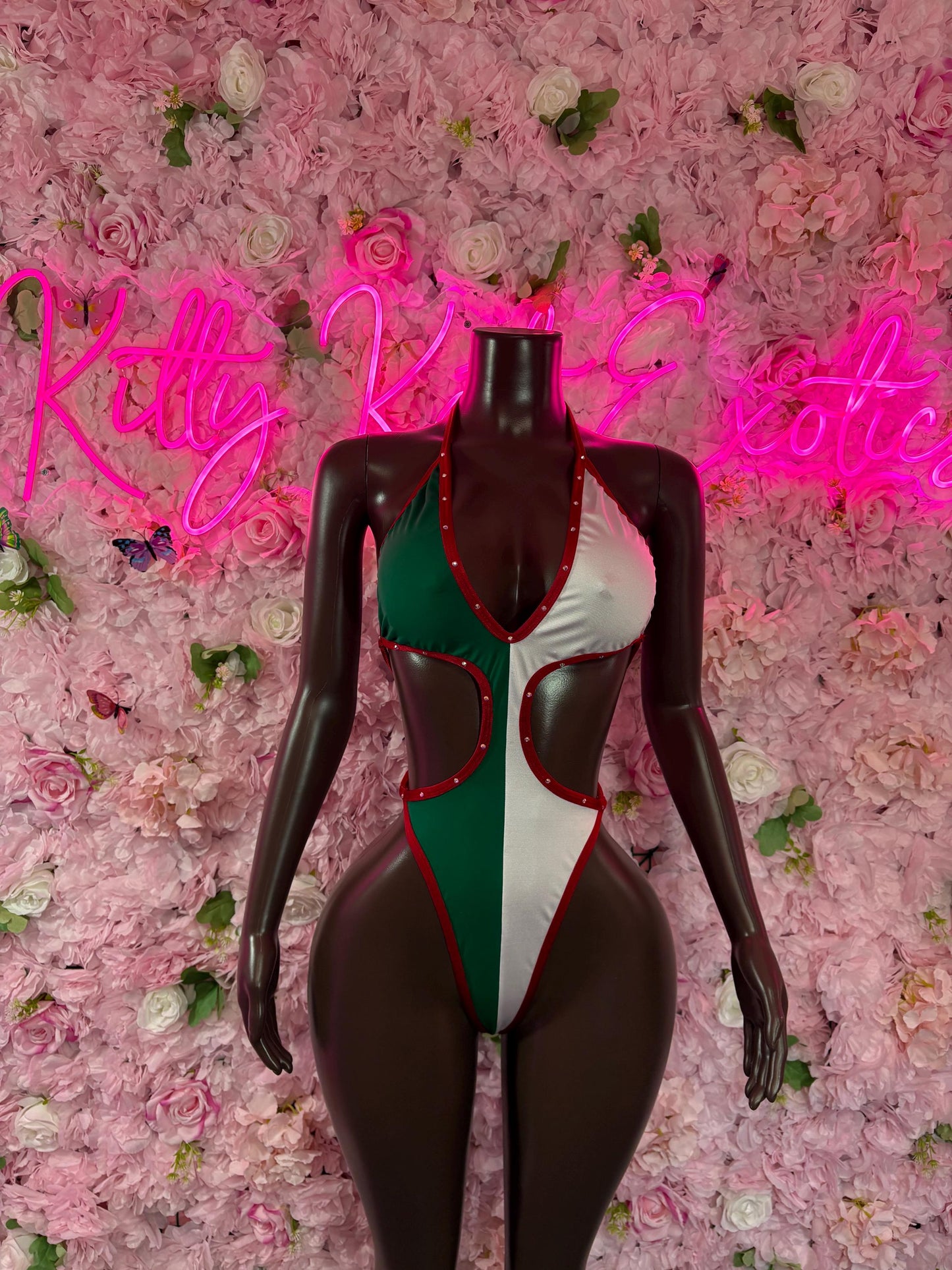 Cinco De Mayo Mexican Flag Bikini Set  Festive One Piece Swimsuit Outfit for Party, Parade, or Beach  Mexico Colors Festival Wear