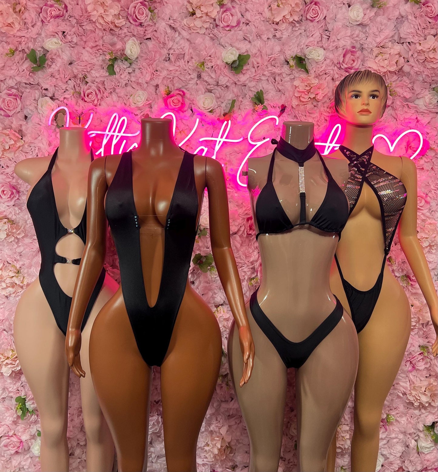 Bottlegirl Outfit Two Piece Black Bodysuit  Ravewear - Sexy Festival Outfit, Clubwear, Performance Costume, EDM Party Wear