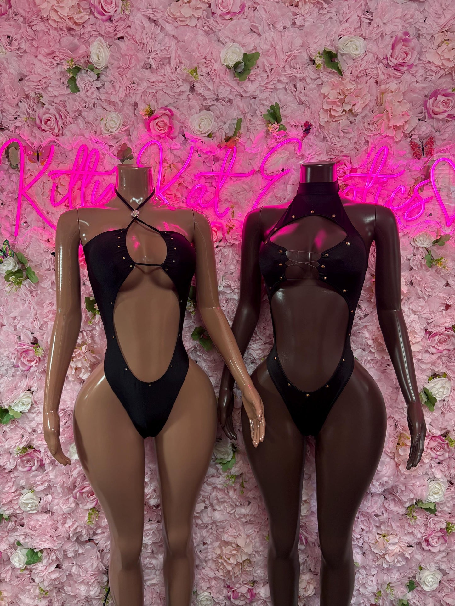 Exotic Dancewear Black One Piece Bodysuit - Sexy Performance Costume, Latin Sultry, Bold Dance Outfit, Womens Party Outfit