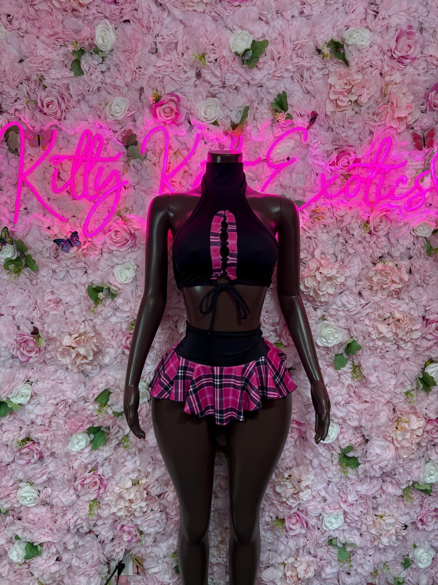 Rave Outfit - Two Piece Skirt Set  -  Ravewear - Sexy Festival Outfit, Clubwear, Performance Costume, EDM Party Wear